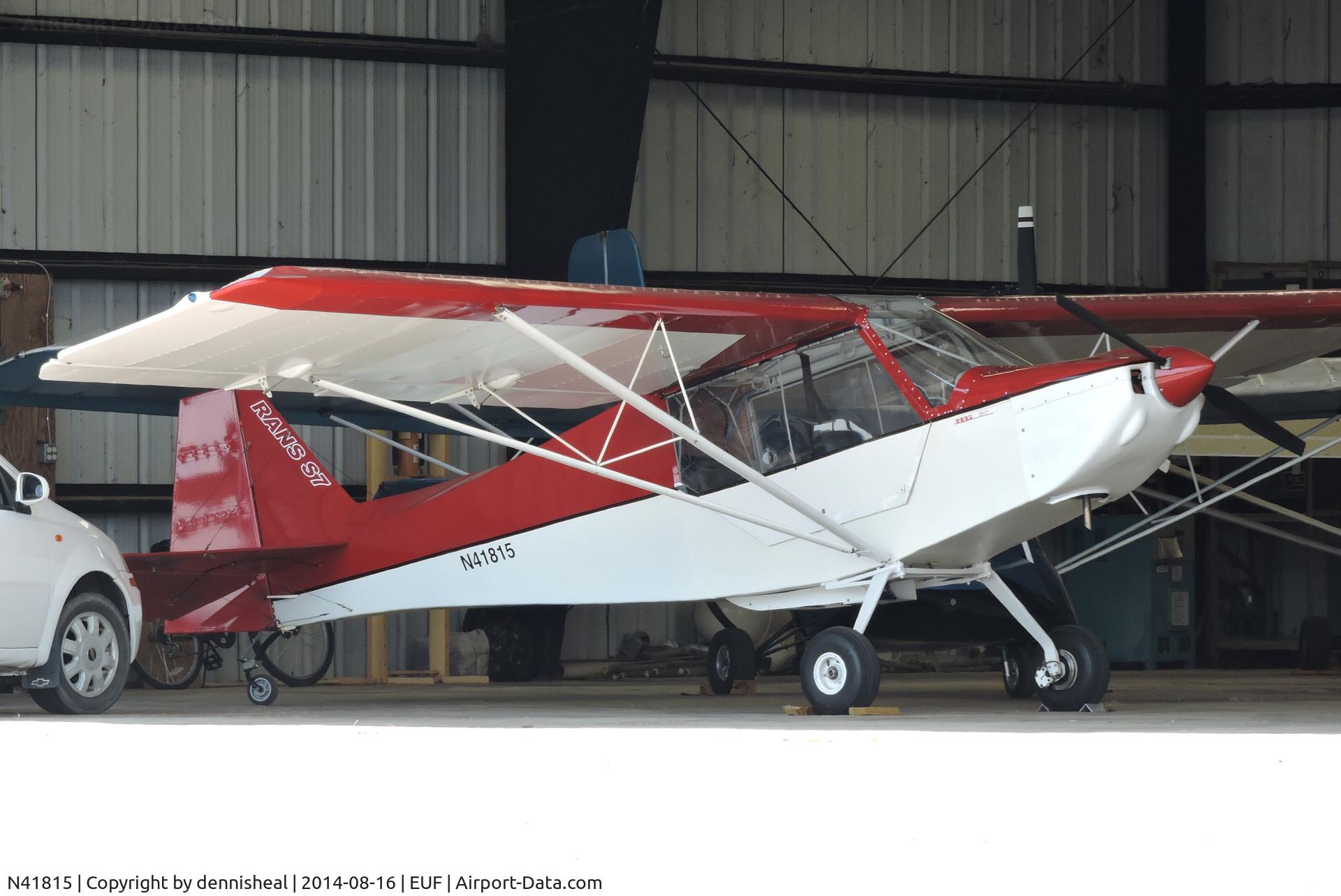 N41815, 2004 Rans S-7 Courier C/N 0491081, 2004 STARLING DENNIS A RANS S-7 COURIER