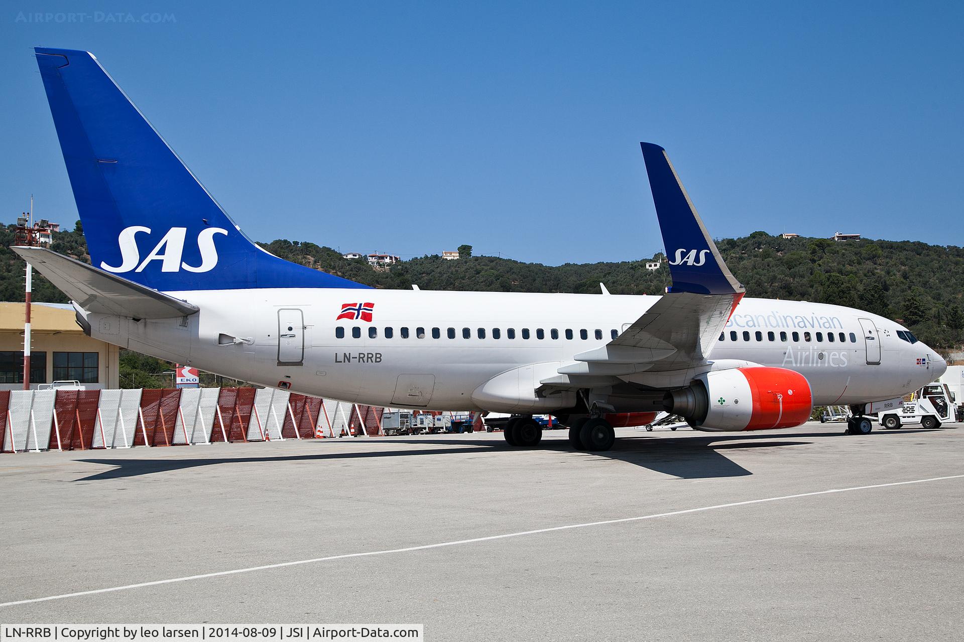 LN-RRB, 2007 Boeing 737-783 C/N 32276, Skiathos Greece 9.8.14