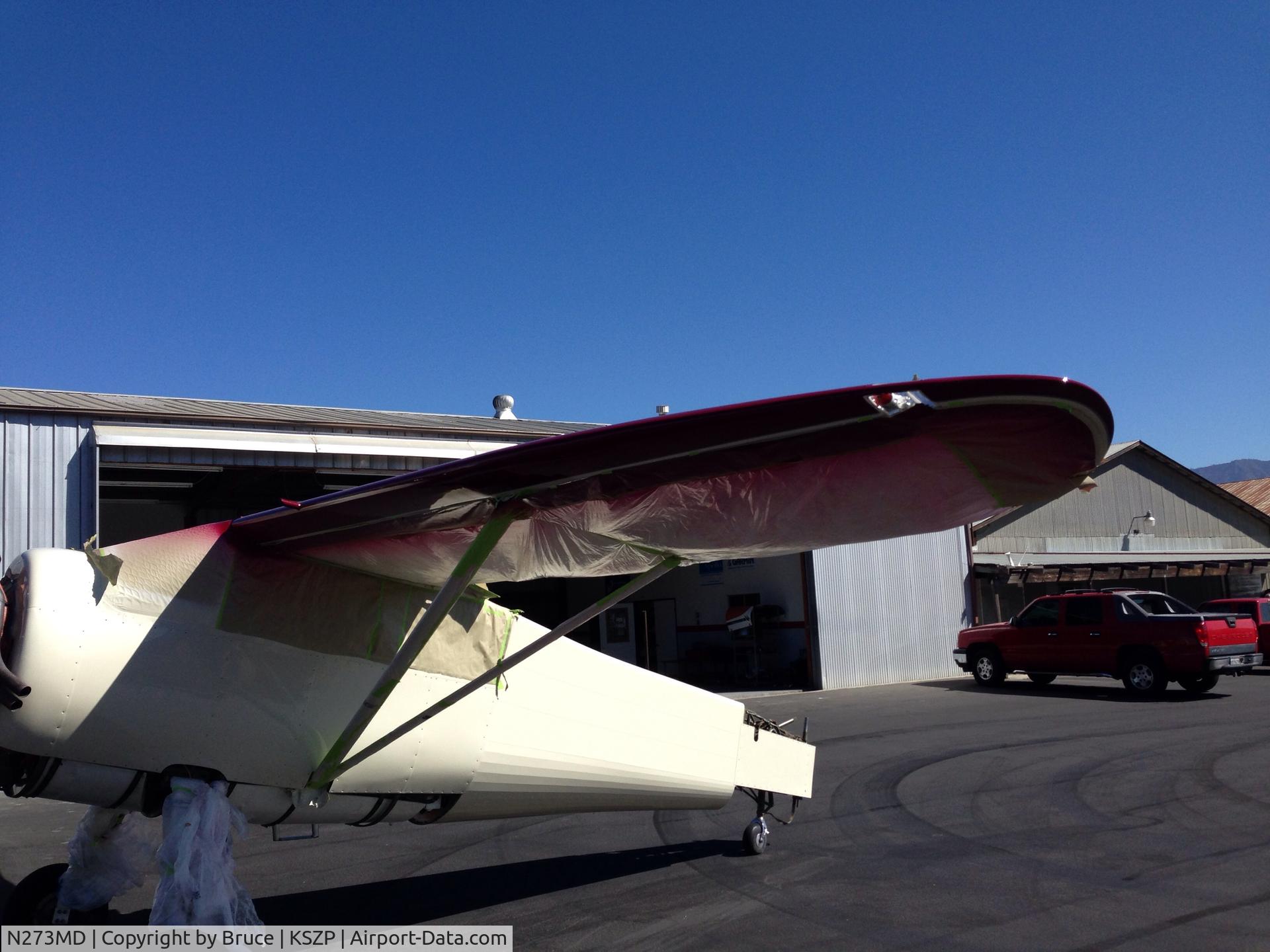 N273MD, 2008 Dickenson Howard DGA-21 (Replicate) C/N 001, Leading edge done