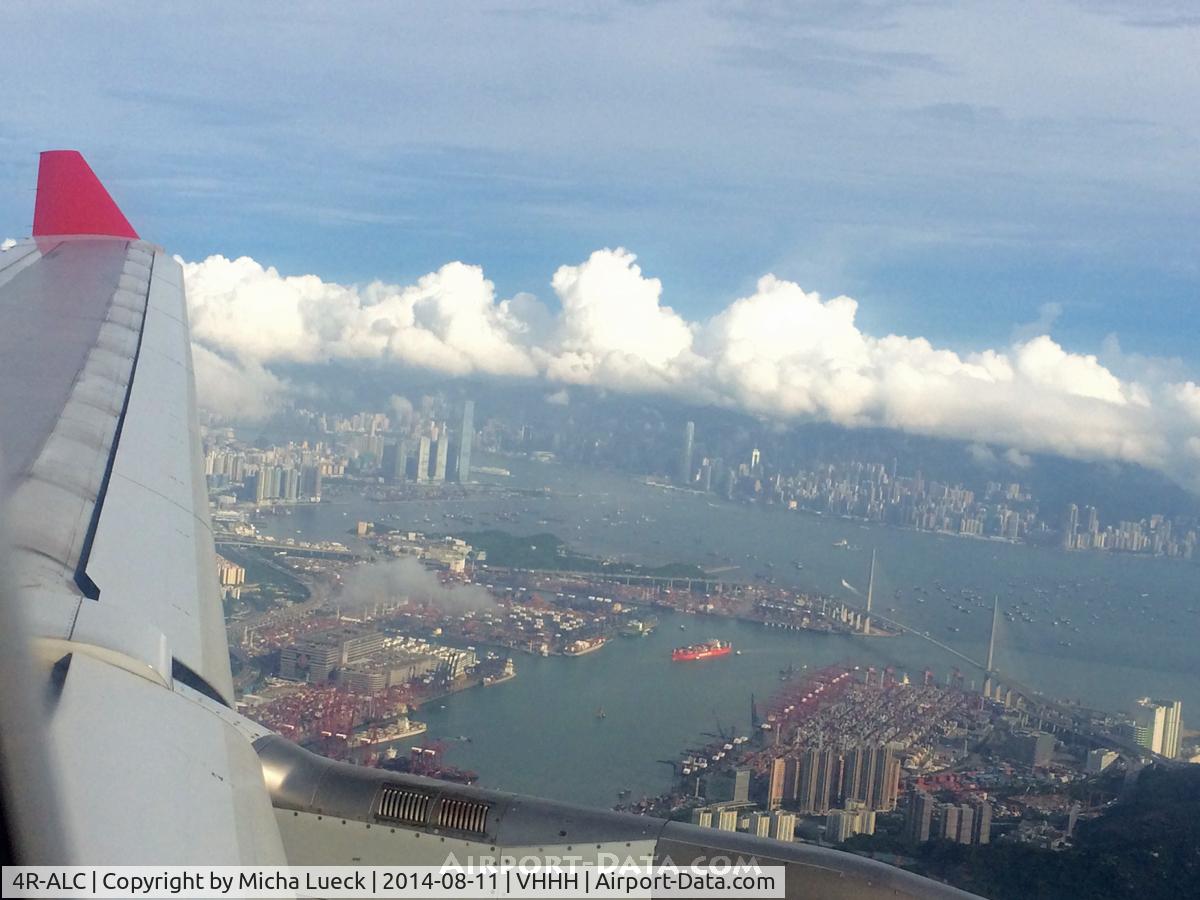 4R-ALC, 1999 Airbus A330-243 C/N 311, Approaching HKG