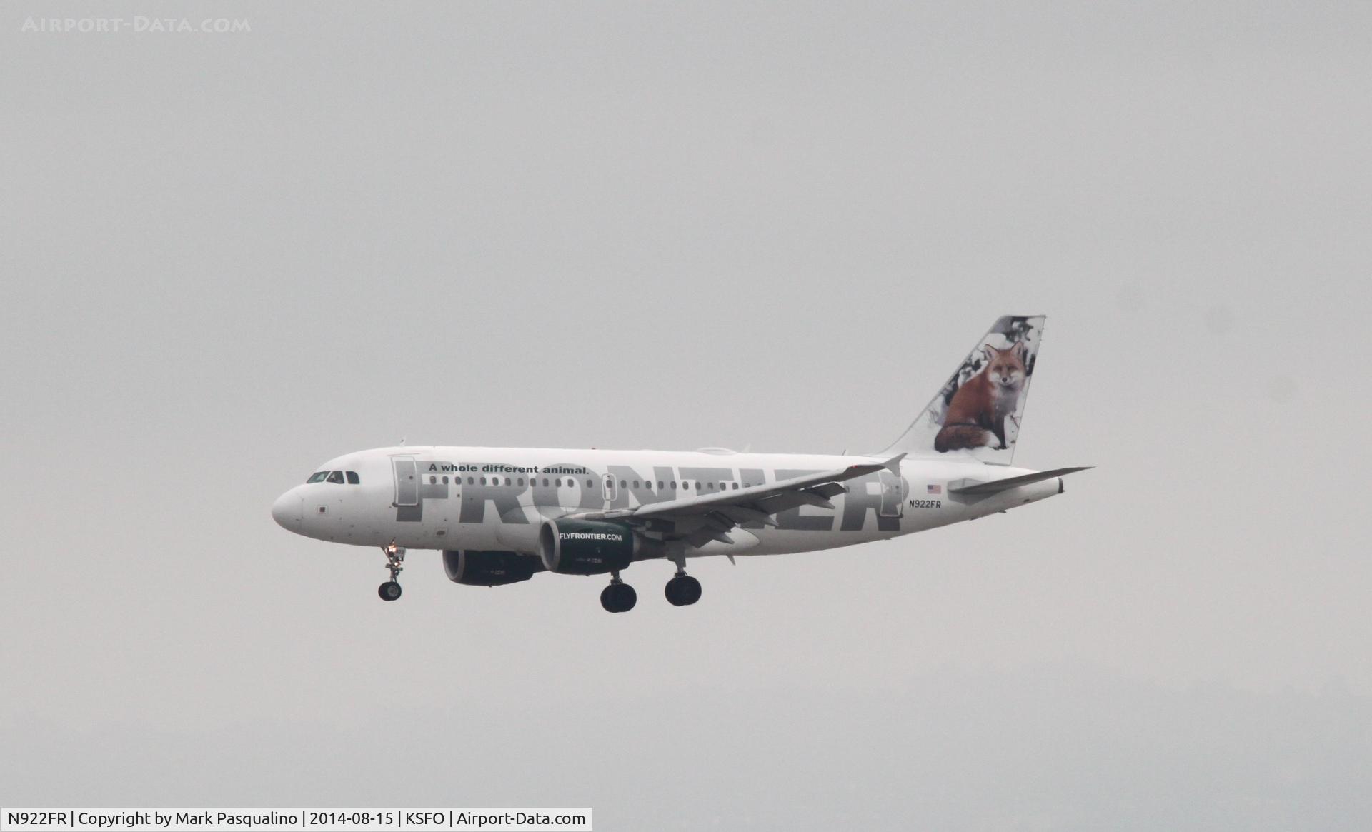 N922FR, 2003 Airbus A319-111 C/N 2012, Airbus A319