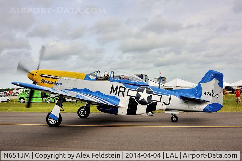 N651JM, 1944 North American/aero Classics P-51D C/N 44-74976, 2014 Sun-N-Fun
