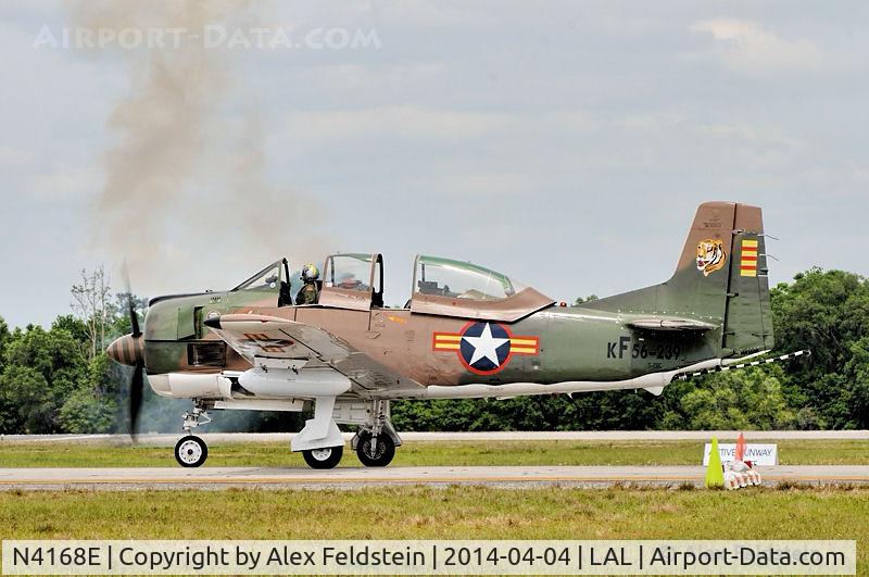 N4168E, 1956 North American T-28C Trojan C/N 252-2, 2014 Sun-N-Fun