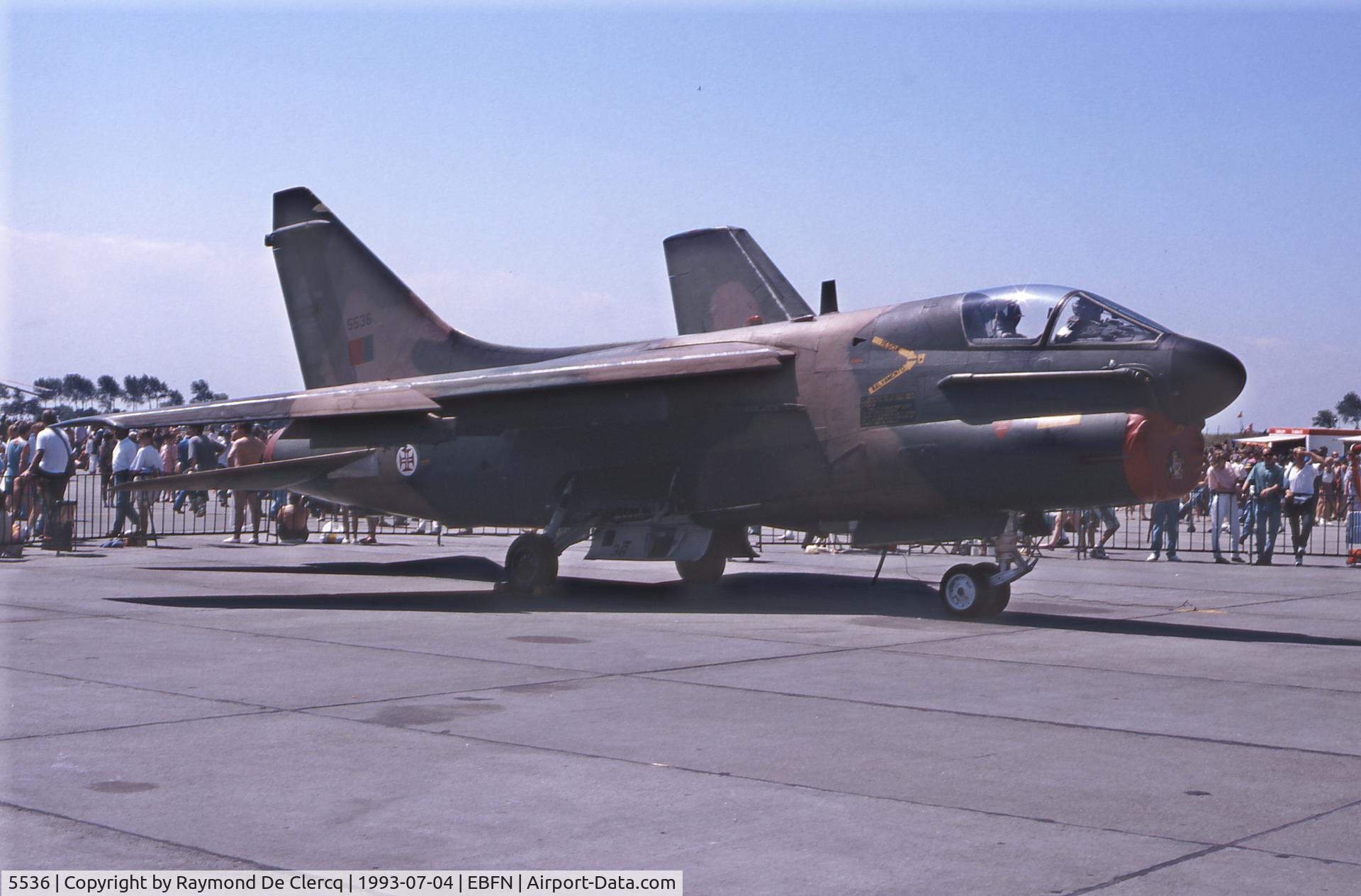 5536, LTV A-7P Corsair II C/N A-117/P-036, Koksijde Airshow.