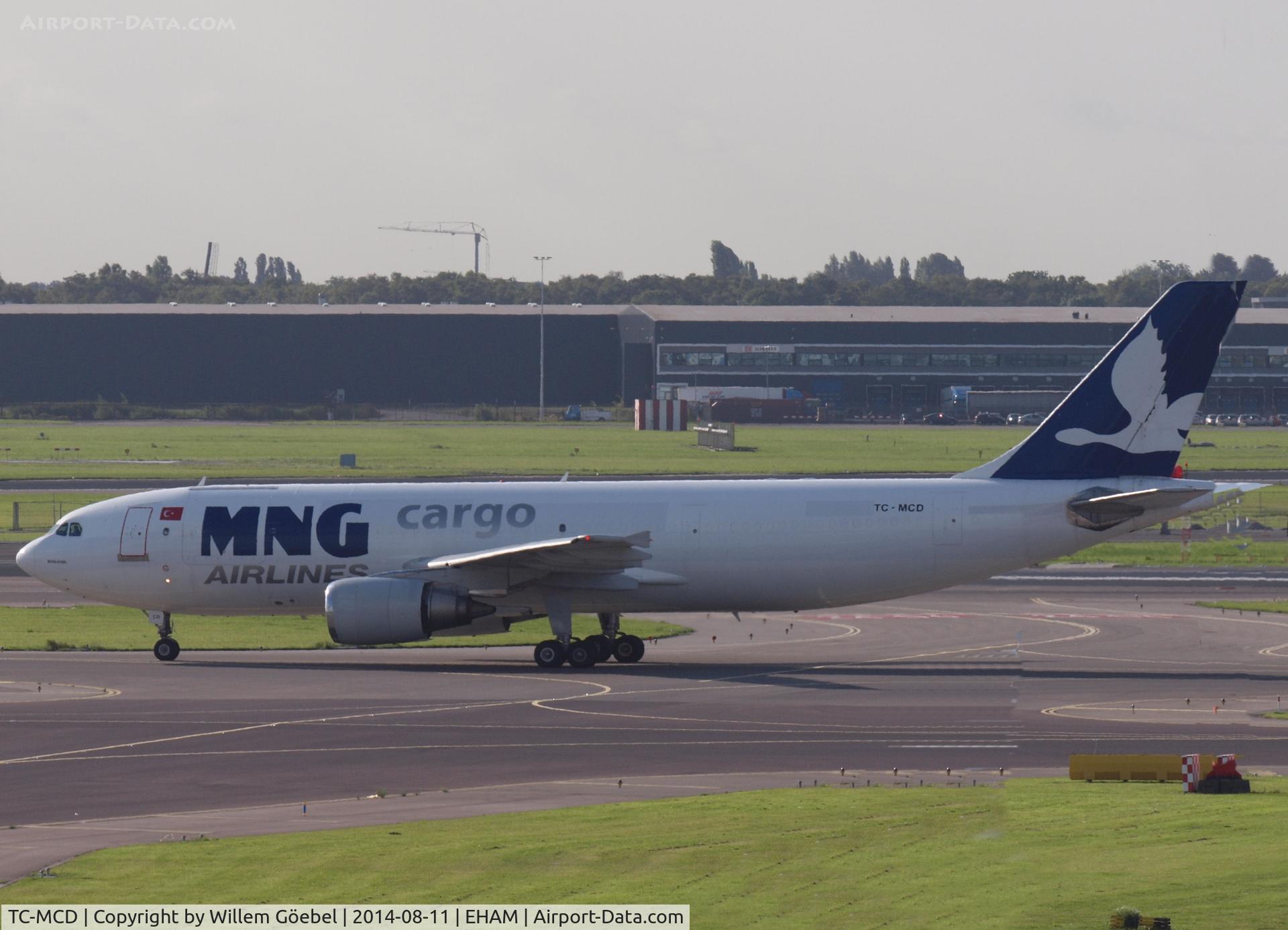 TC-MCD, 1989 Airbus A300F4-605R C/N 521, Taxi to the runway of Schiphol Airport