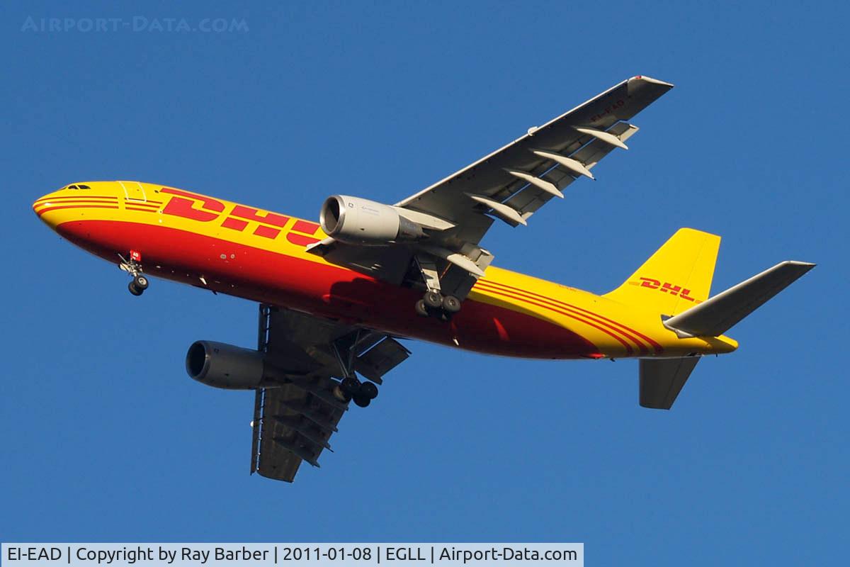 EI-EAD, 1983 Airbus A300B4-203(F) C/N 289, Airbus A300B4-203F [289] (DHL) Home~G 08/01/2011. On approach 27R.