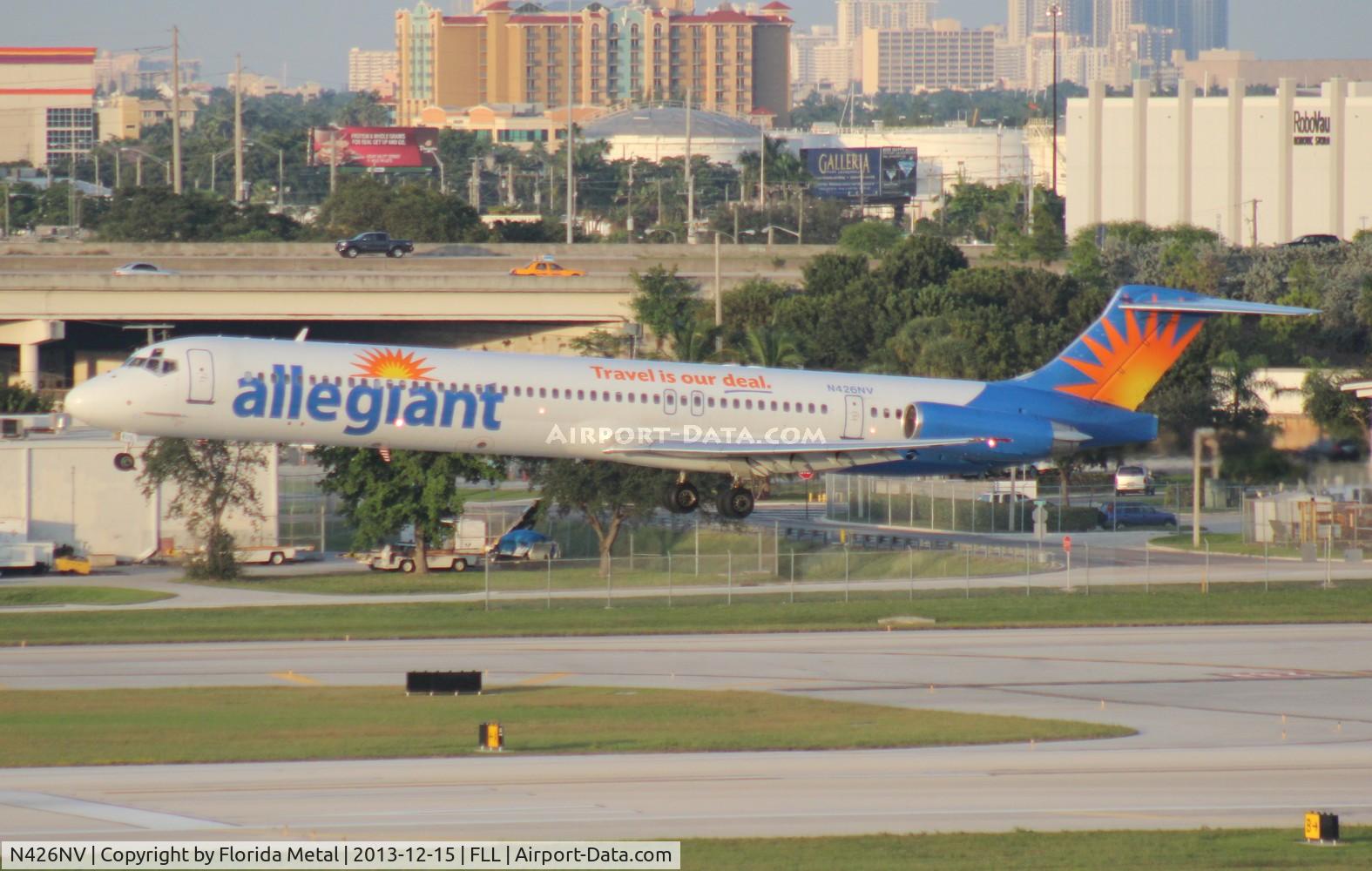 N426NV, 1986 McDonnell Douglas MD-82 (DC-9-82) C/N 49437, Allegiant MD-82