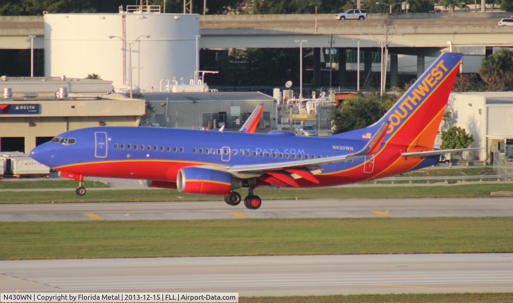 N430WN, 2002 Boeing 737-7H4 C/N 33659, Southwest 737-700