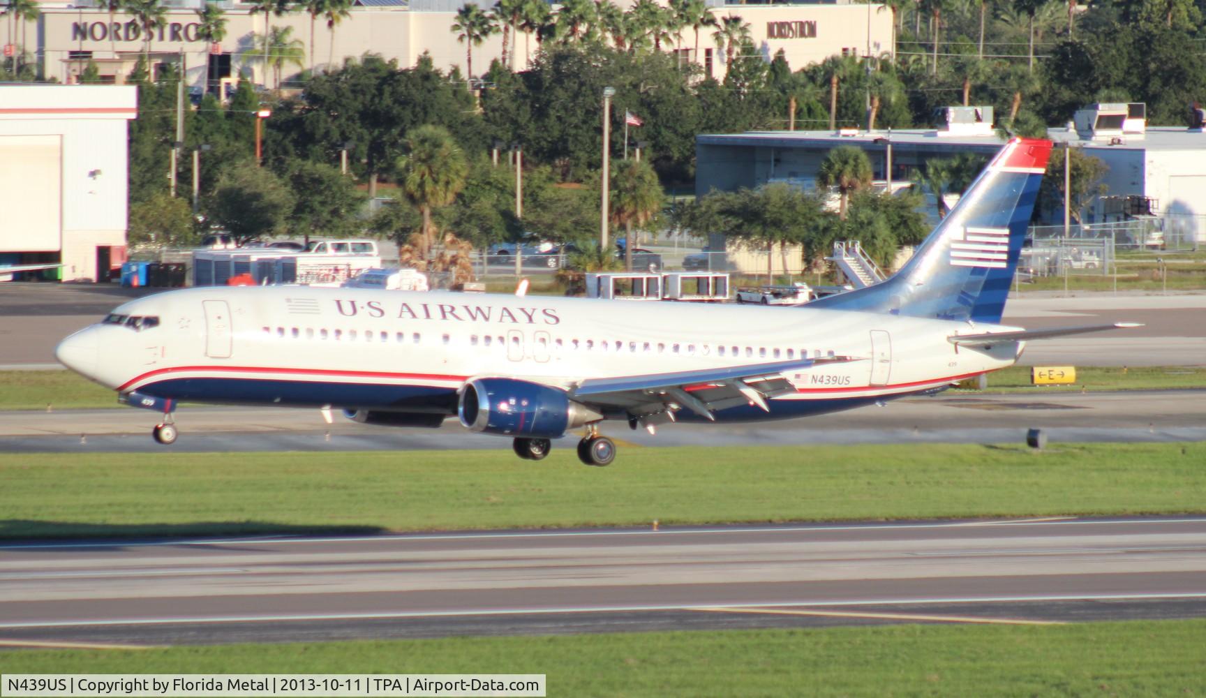N439US, 1990 Boeing 737-4B7 C/N 24781, US Airways 737-400