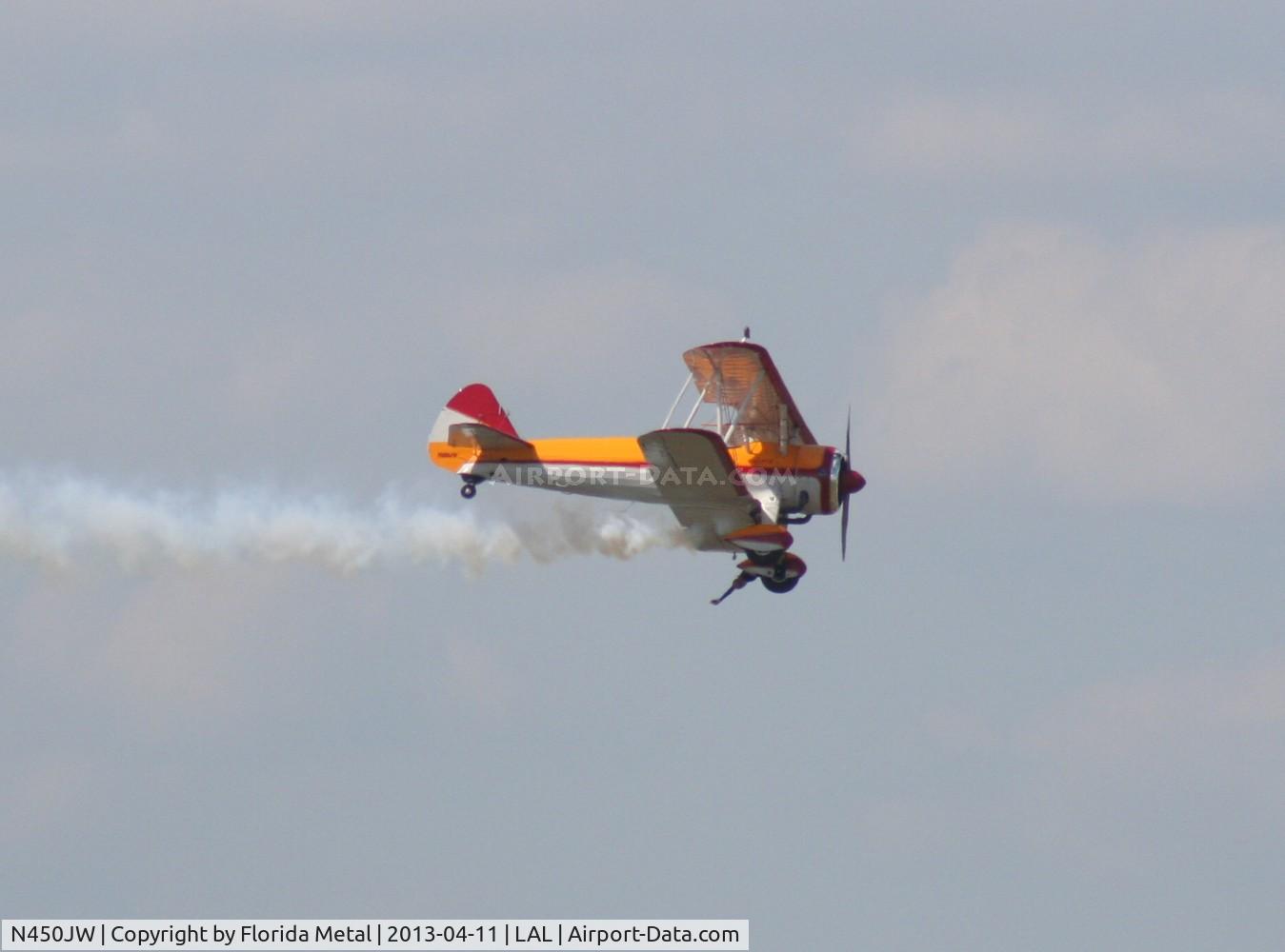 N450JW, 1941 Boeing IB75A C/N 75-789, Stearman that sadly crashed at the Dayton Ohio Airshow later that year