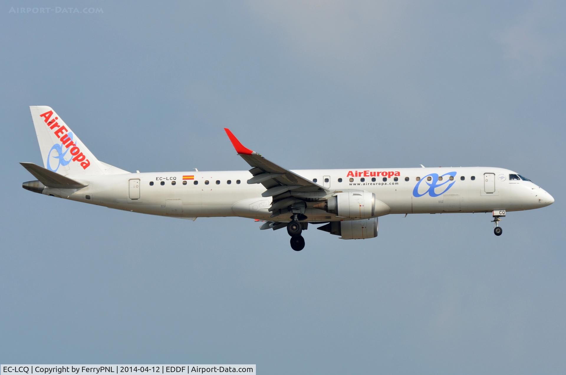 EC-LCQ, 2010 Embraer 195LR (ERJ-190-200LR) C/N 19000303, Air Europa ERJ195