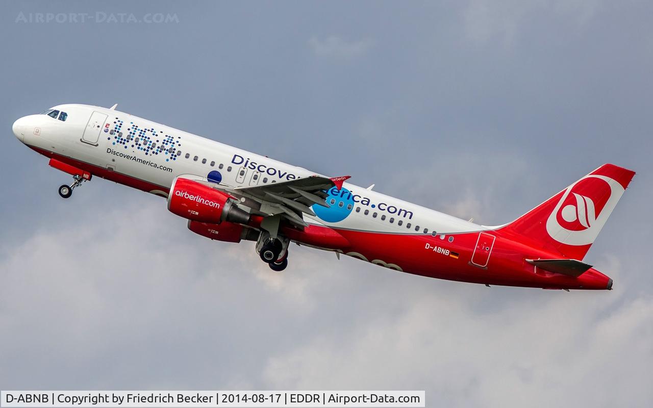 D-ABNB, 2012 Airbus A320-214 C/N 5246, departure to Tegel