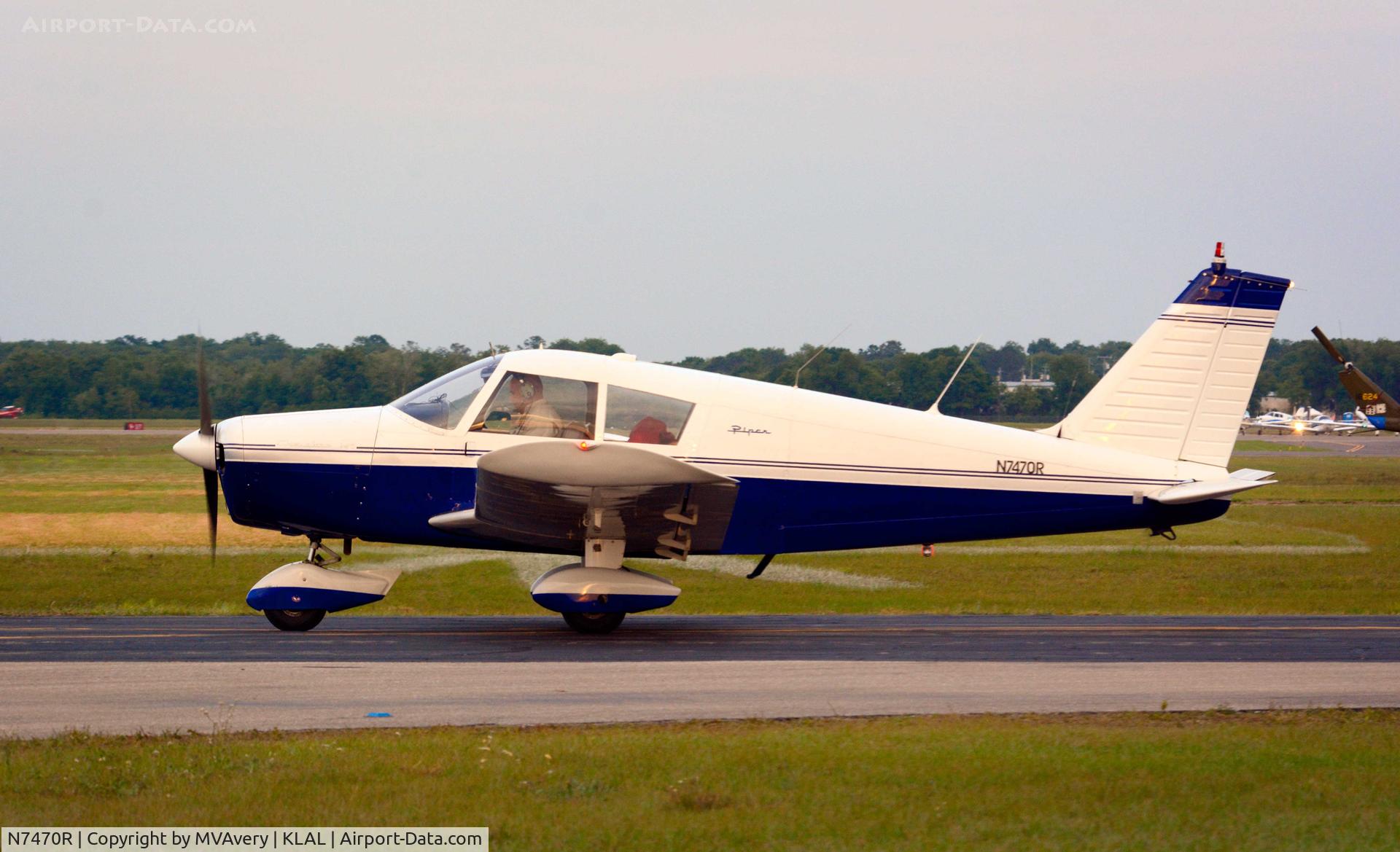 N7470R, Piper PA-28-140 C/N 28-22135, 2014 Sun n Fun