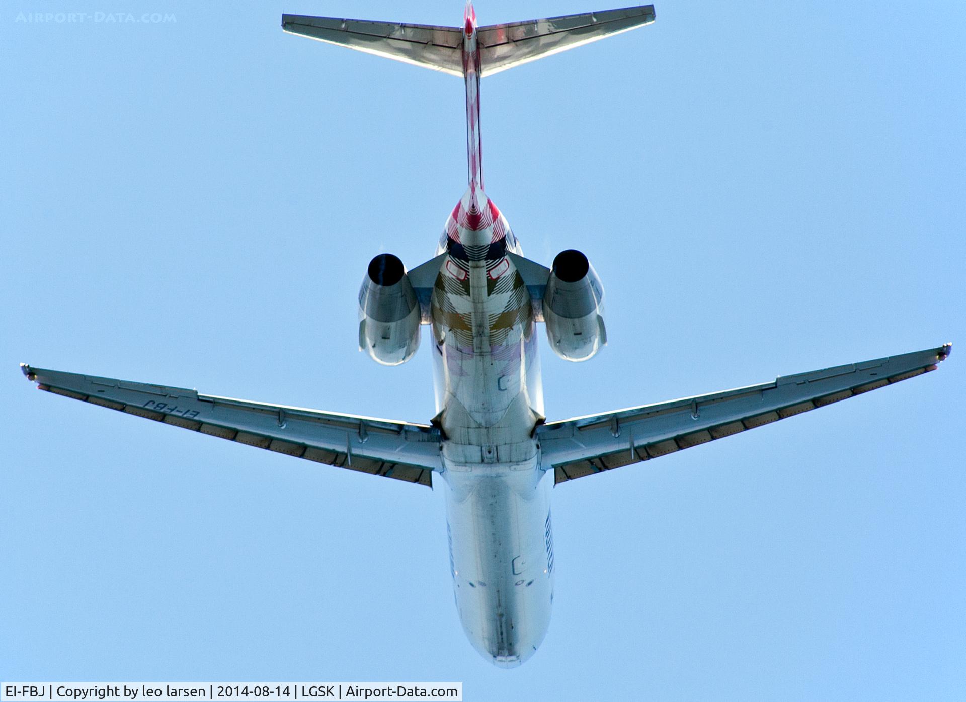 EI-FBJ, 2003 Boeing 717-200 C/N 55177, JSI Skiathos Greece 14.8.14
