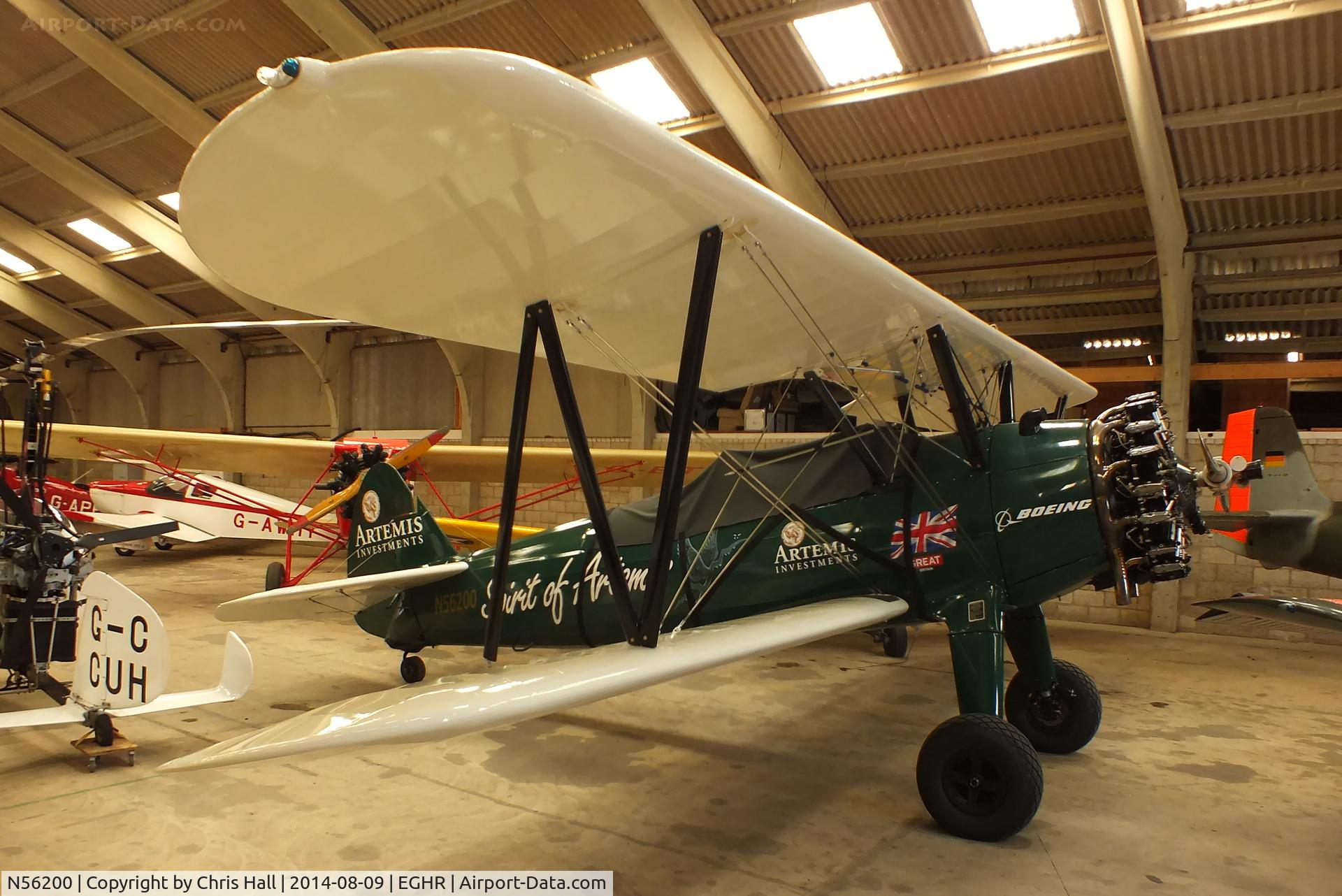 N56200, 1943 Boeing B75N1 C/N 75-7813, at Goodwood airfield
