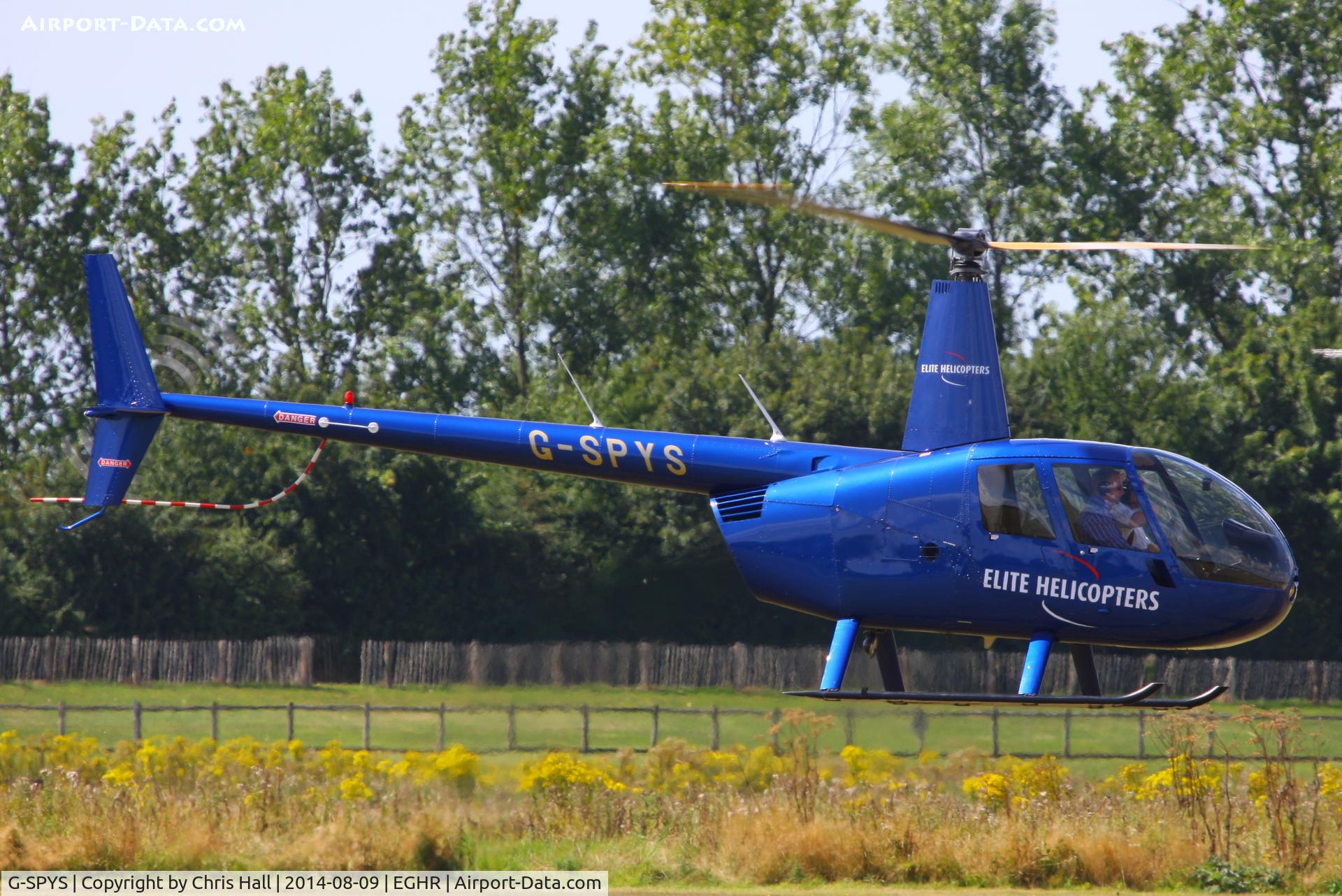 G-SPYS, 2006 Robinson R44 Raven II C/N 11274, at Goodwood airfield