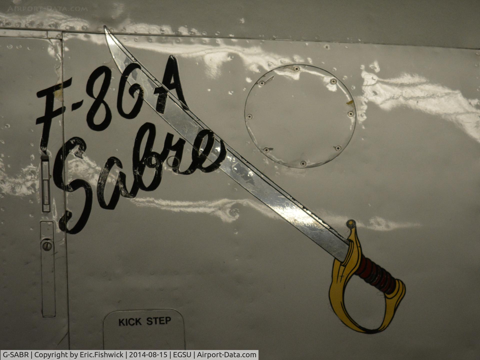 G-SABR, 1948 North American F-86A Sabre C/N 151-083 (151-43547), 5. G-SABR at The Imperial War Museum, Duxford.