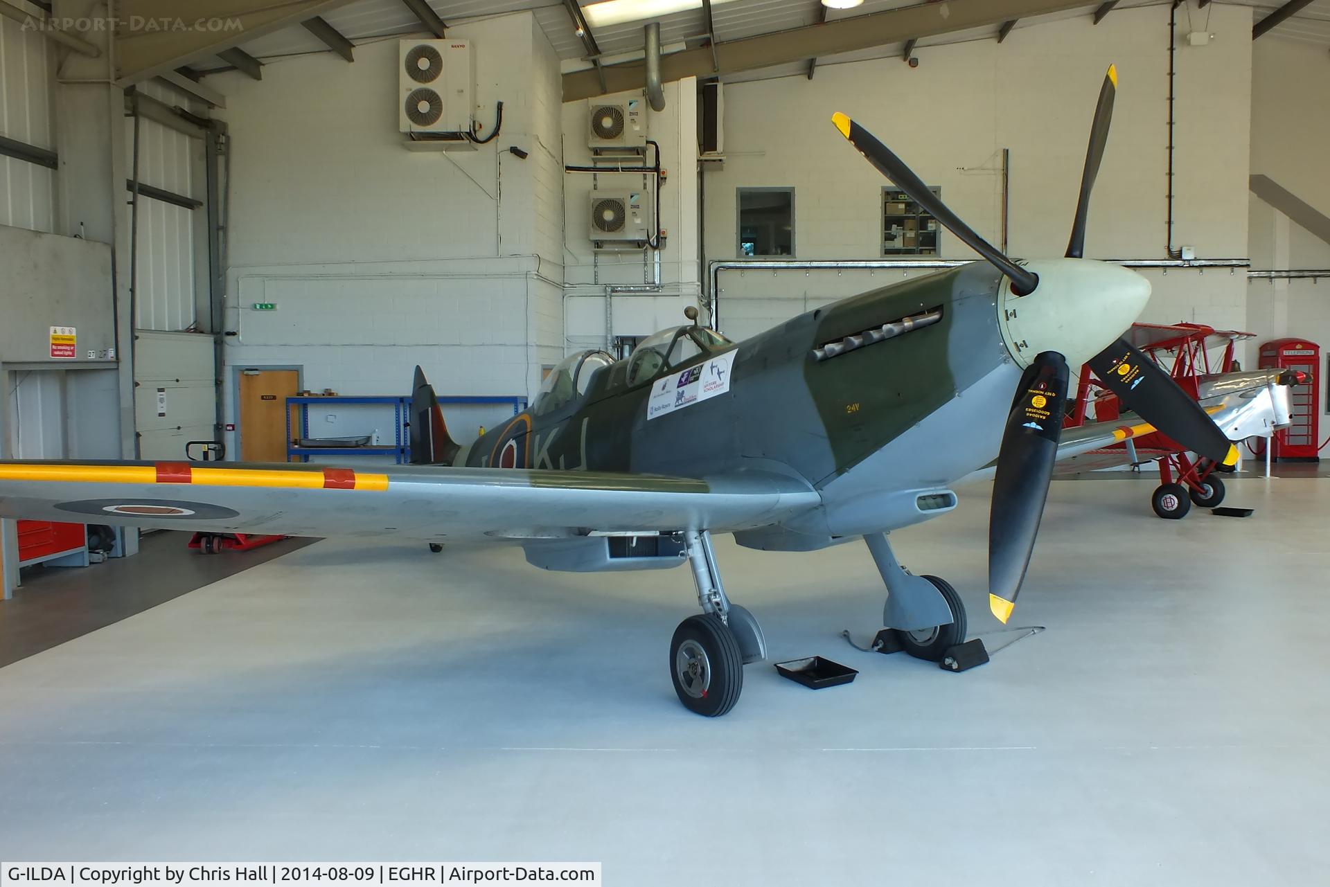G-ILDA, 1944 Supermarine 509 Spitfire TR.IXc C/N CBAF.10164, at Goodwood airfield