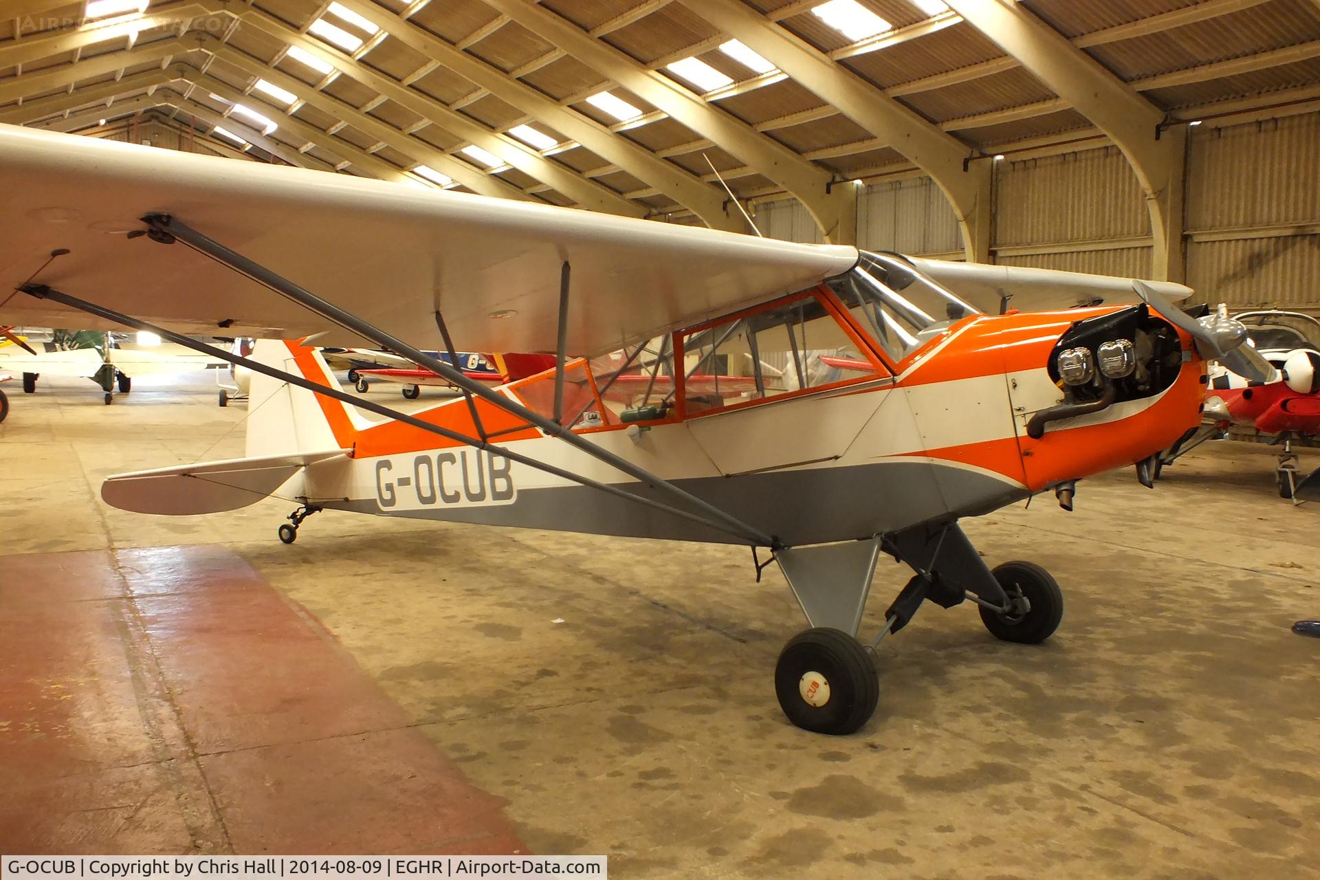 G-OCUB, 1944 Piper L-4J Grasshopper (J3C-65D) C/N 13215, at Goodwood airfield