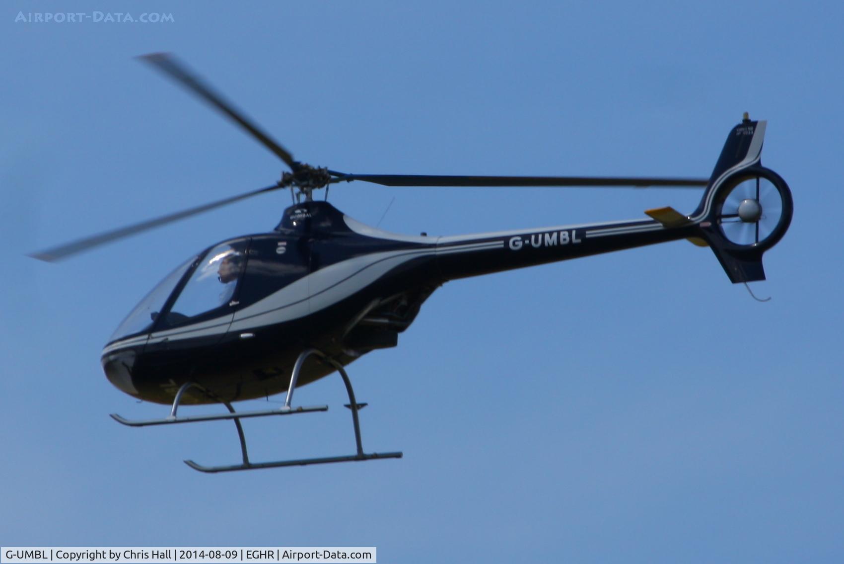 G-UMBL, 2014 Guimbal Cabri G2 C/N 1068, at Goodwood airfield