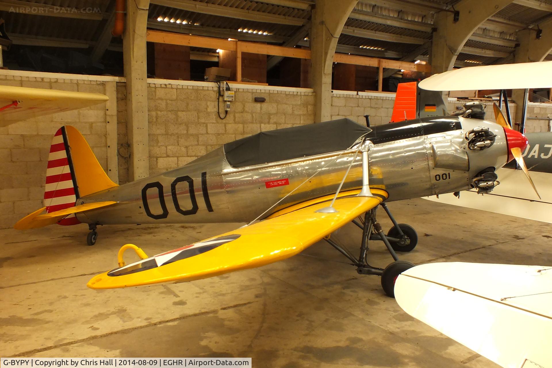 G-BYPY, 1941 Ryan PT-22 Recruit (ST3KR) C/N 1001, at Goodwood airfield