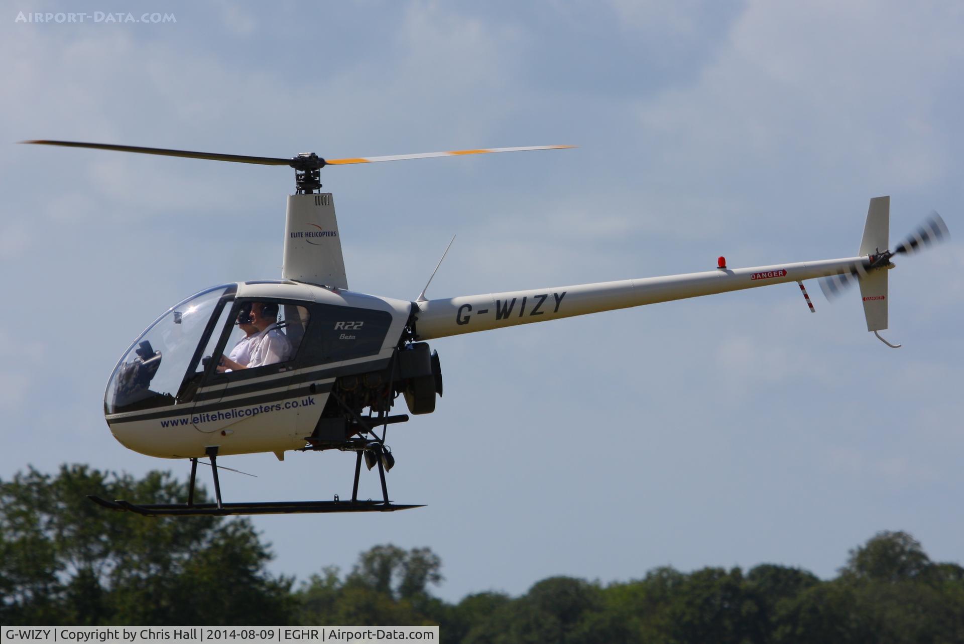 G-WIZY, 1986 Robinson R22 Beta C/N 0566, at Goodwood airfield