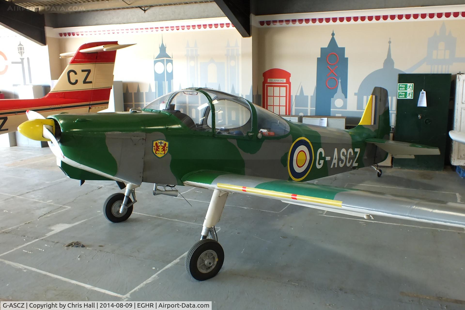 G-ASCZ, 1958 Piel CP-301A Emeraude C/N 233, at Goodwood airfield
