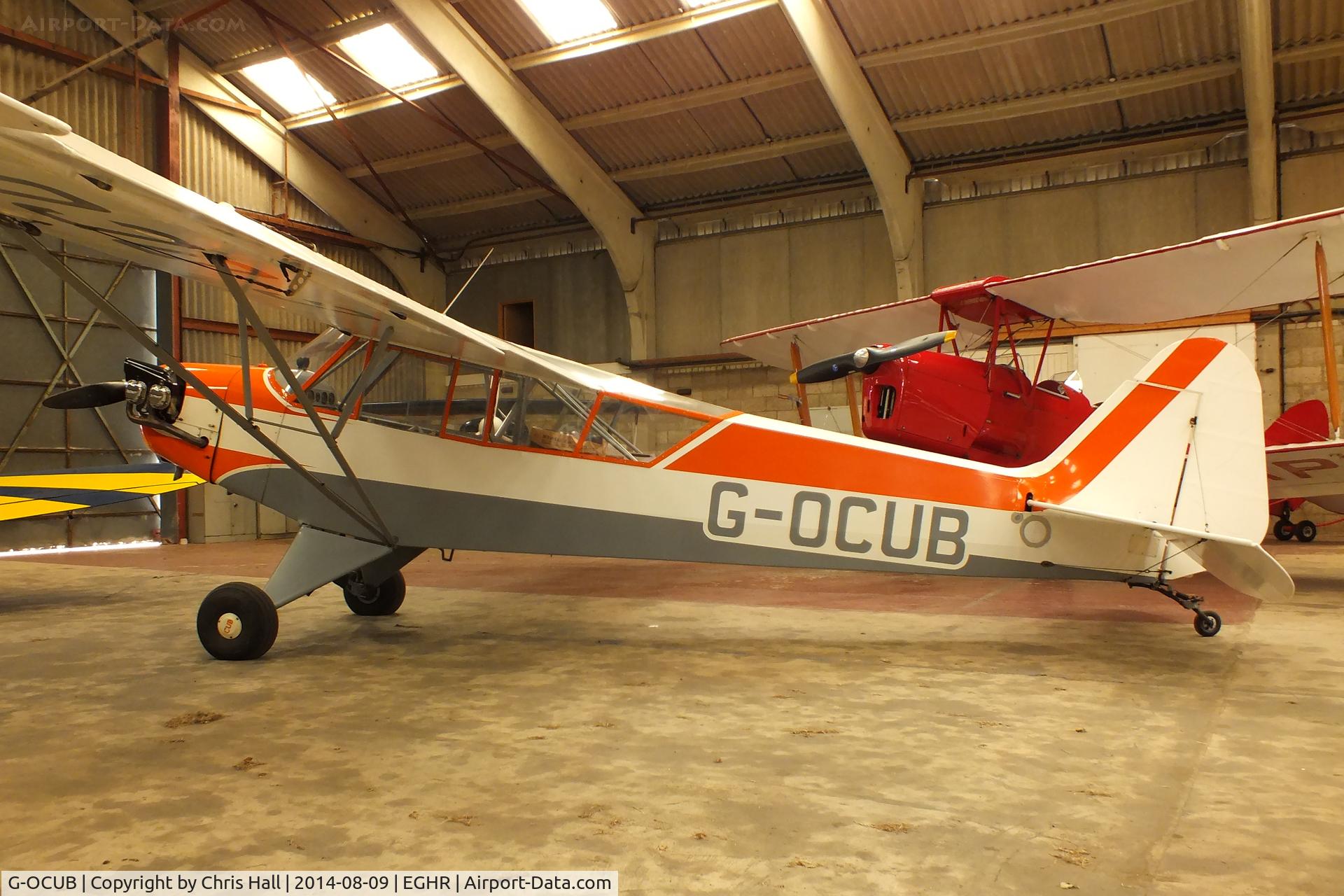 G-OCUB, 1944 Piper L-4J Grasshopper (J3C-65D) C/N 13215, at Goodwood airfield