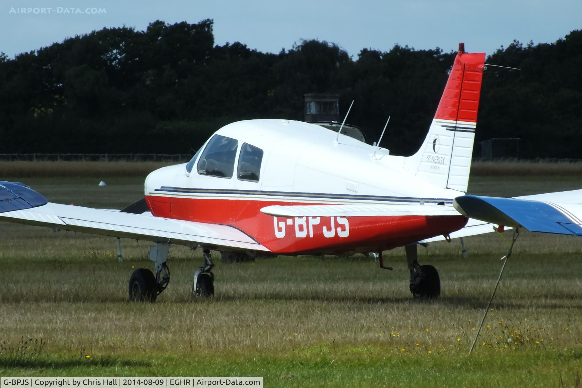 G-BPJS, 1988 Piper PA-28-161 Cadet C/N 2841025, at Goodwood airfield