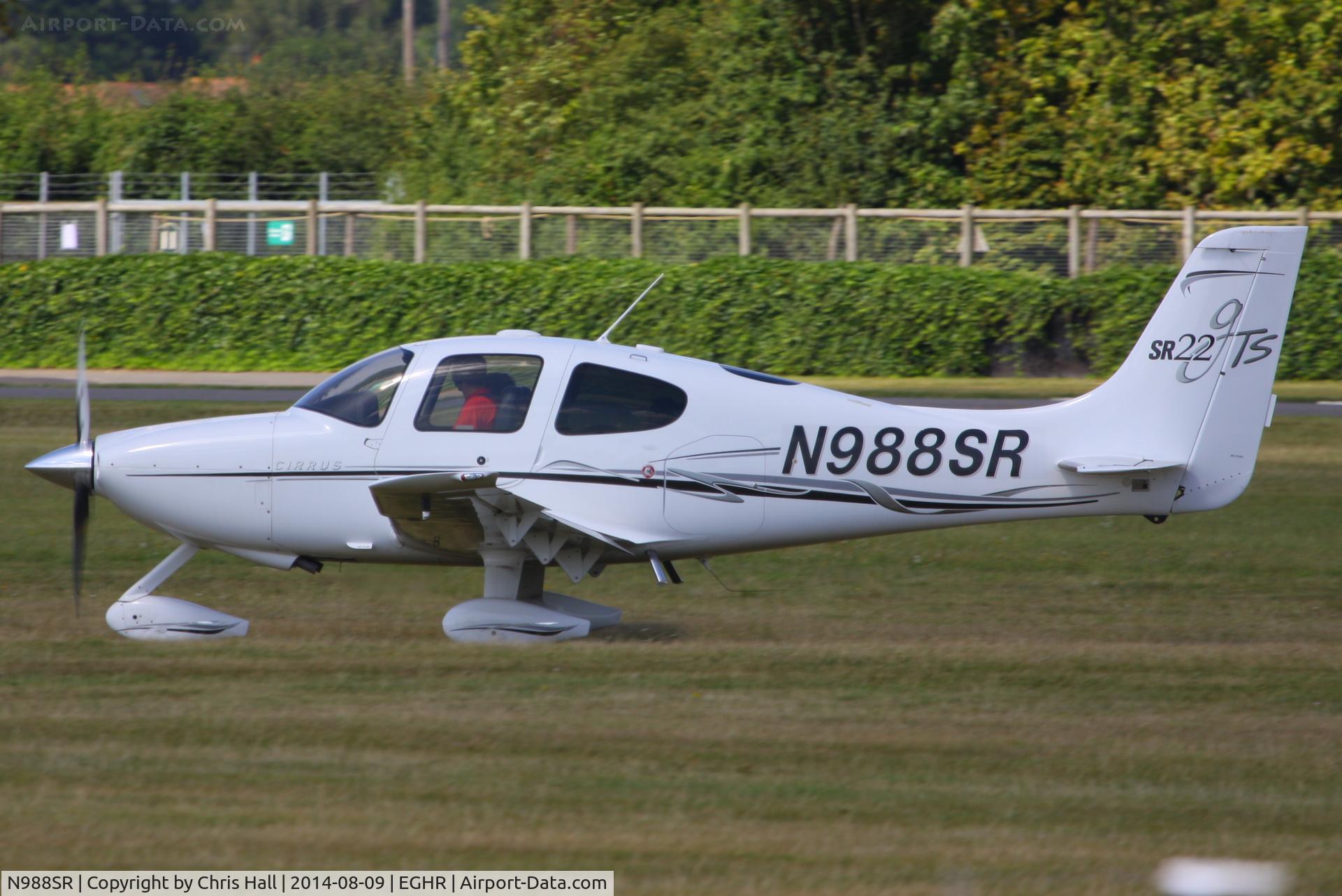 N988SR, 2006 Cirrus SR22 GTS C/N 2038, at Goodwood airfield