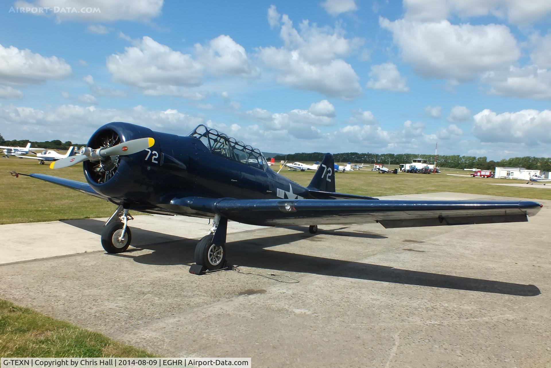 G-TEXN, 1959 North American T-6G Texan C/N 168-176, at Goodwood airfield