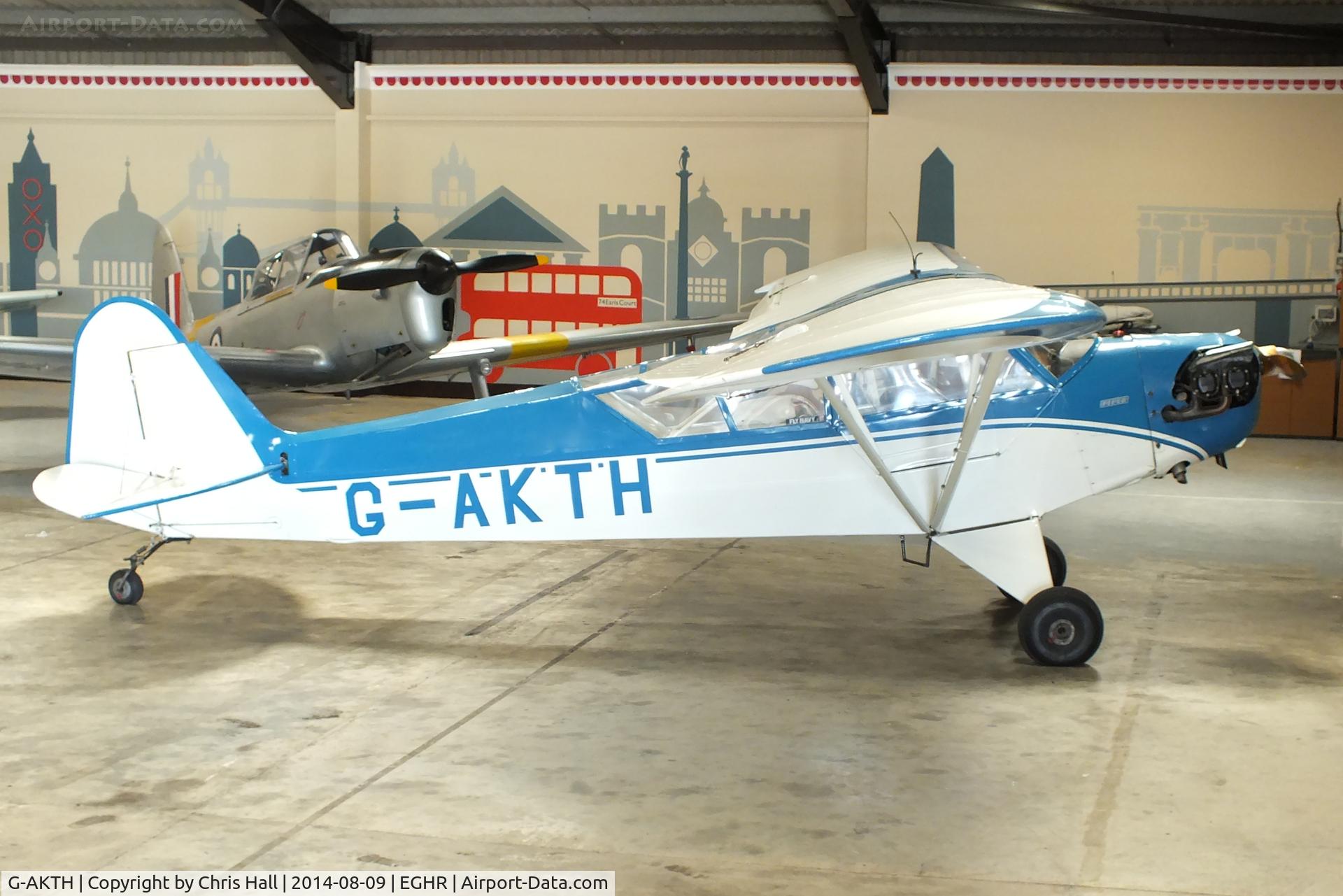 G-AKTH, 1945 Piper L-4J Grasshopper (J3C-65D) C/N 13047, at Goodwood airfield