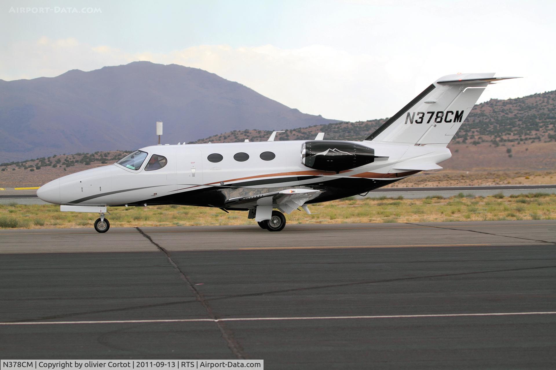 N378CM, Cessna 510 Citation Mustang C/N 510-0378, visiting the Reno air races