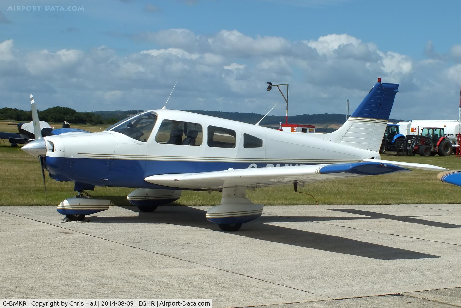 G-BMKR, 1978 Piper PA-28-161 Cherokee Warrior II C/N 28-7916220, at Goodwood airfield
