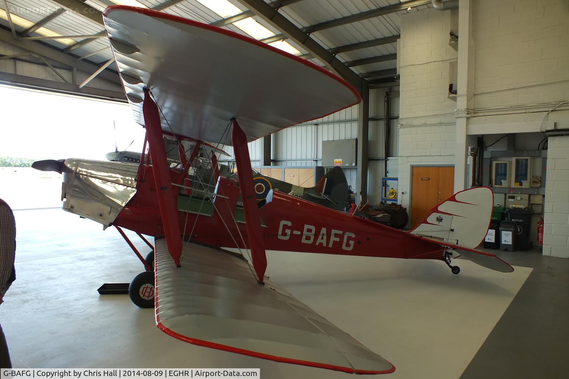 G-BAFG, 1943 De Havilland DH-82A Tiger Moth II C/N 85995, at Goodwood airfield