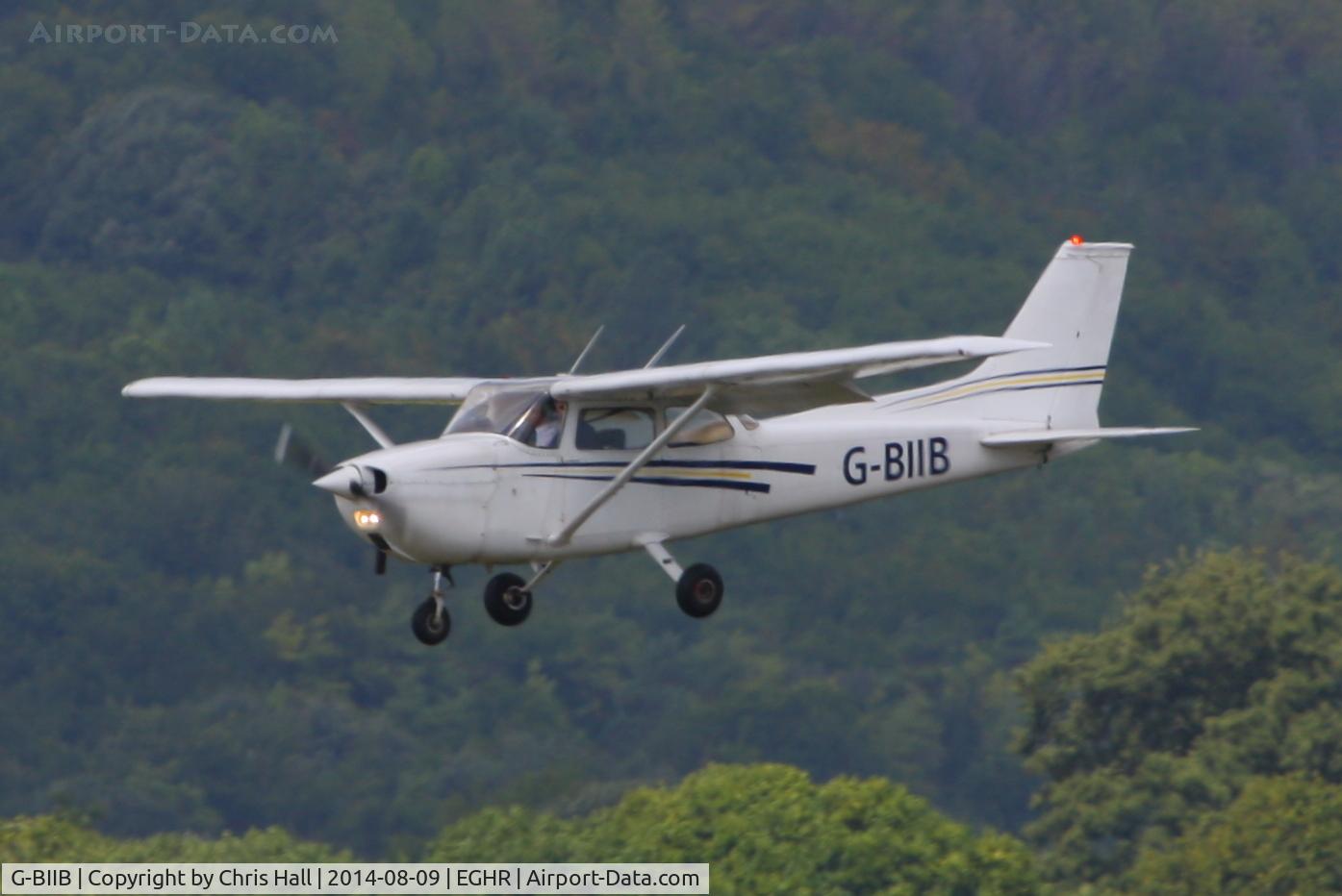 G-BIIB, 1974 Reims F172M ll Skyhawk C/N 1110, at Goodwood airfield