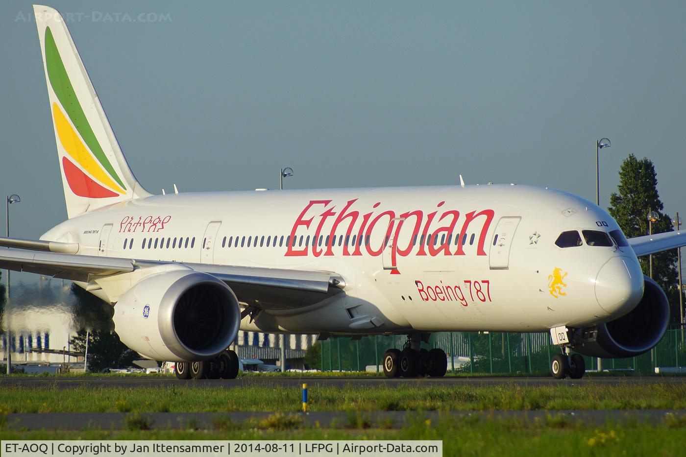 ET-AOQ, 2012 Boeing 787-8 Dreamliner C/N 34745, et-aoq