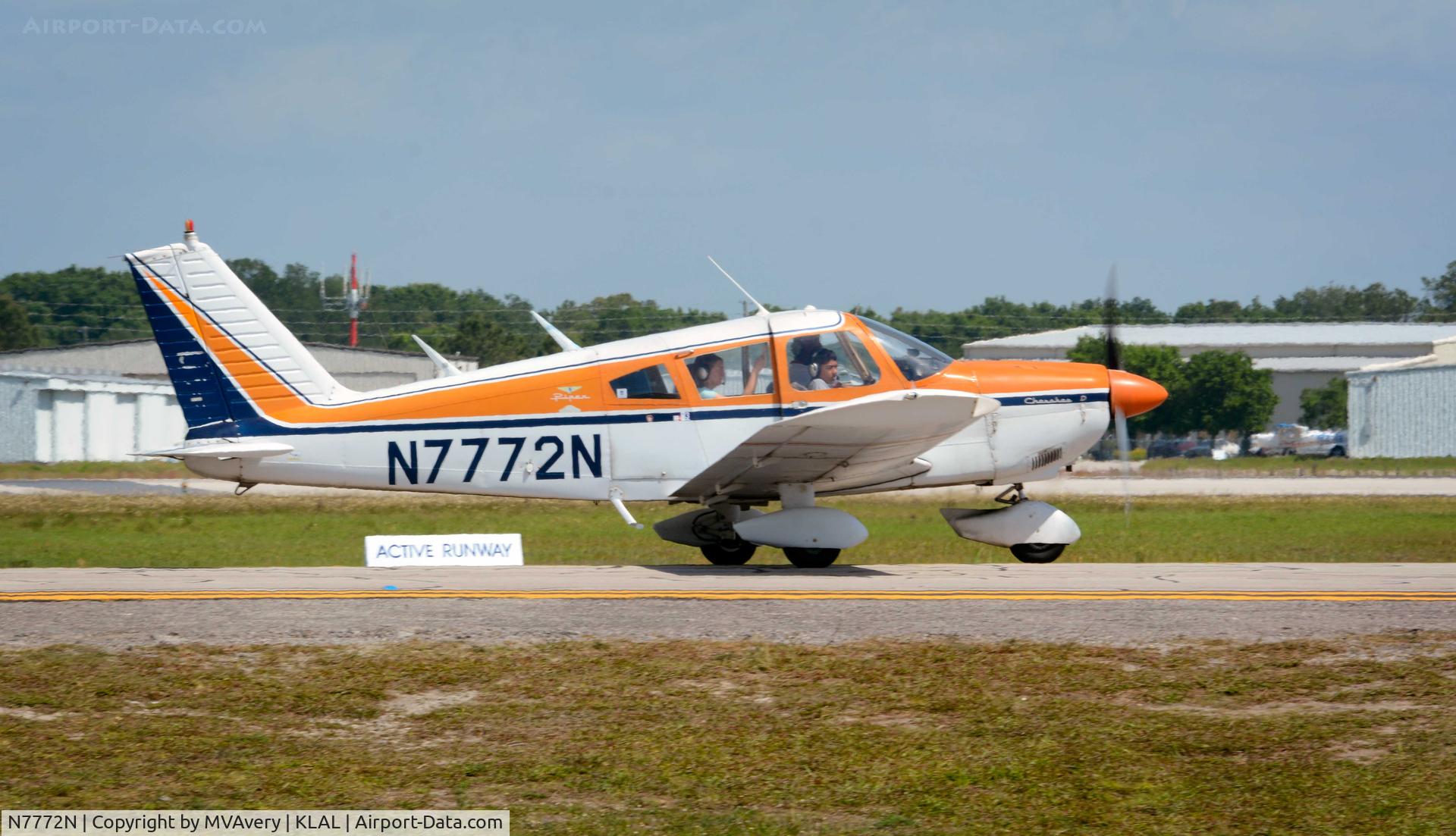 N7772N, 1968 Piper PA-28-180 C/N 28-5219, 2014 Sun n Fun