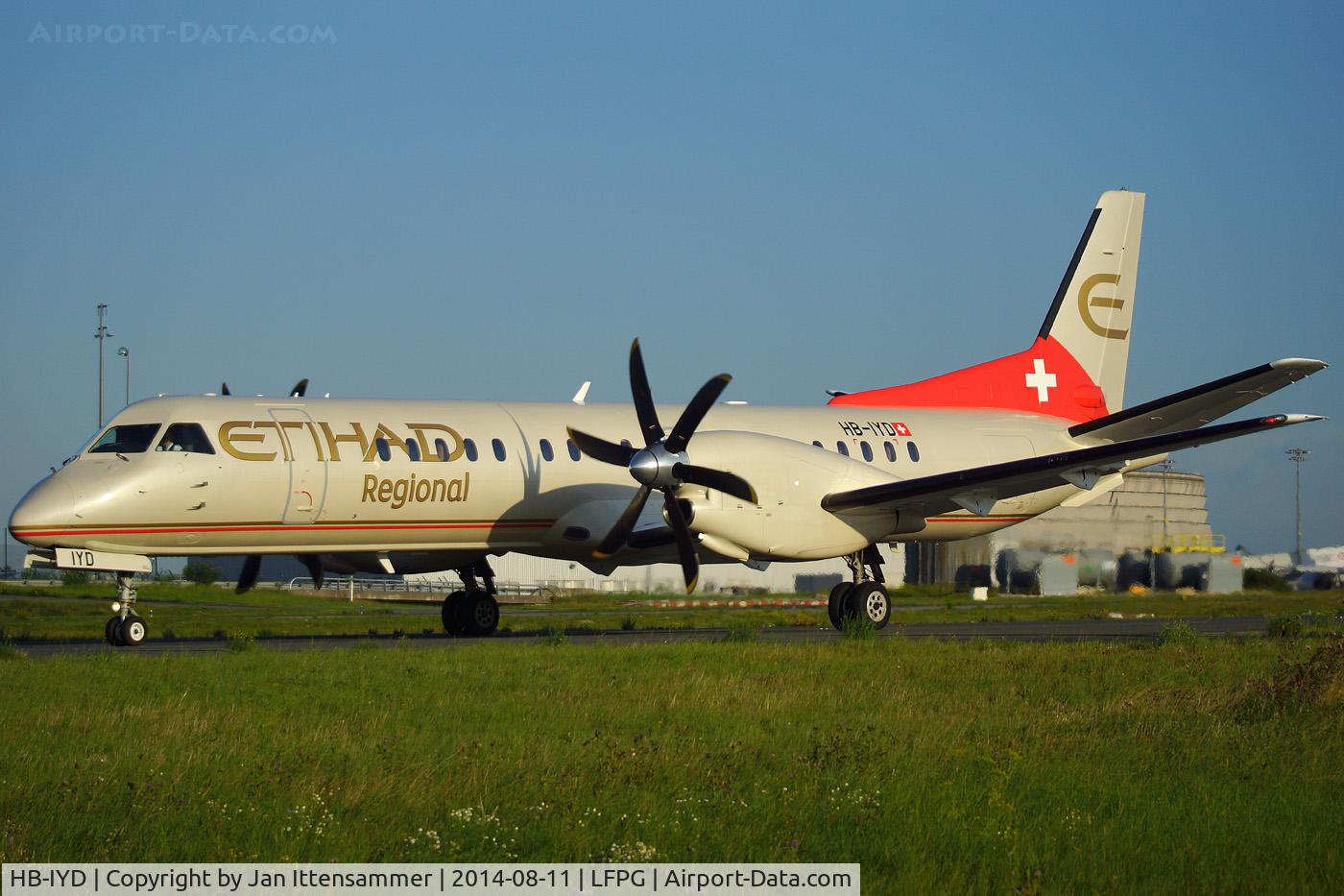 HB-IYD, 1998 Saab 2000 C/N 2000-059, hb-iyd