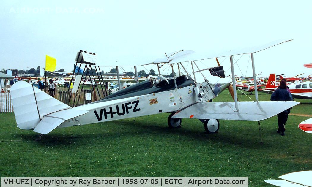 VH-UFZ, 1927 Avro 594 Avian IV C/N R3/AV/127, Avro 594 Avian II [R3/AV/127] Cranfield~G 05/07/1998