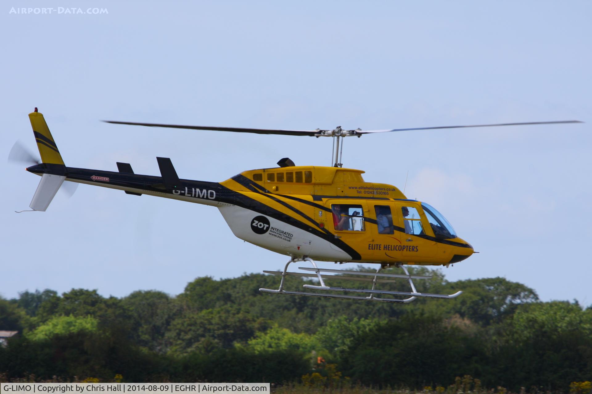 G-LIMO, 1980 Bell 206L-1 LongRanger II C/N 45476, at Goodwood airfield