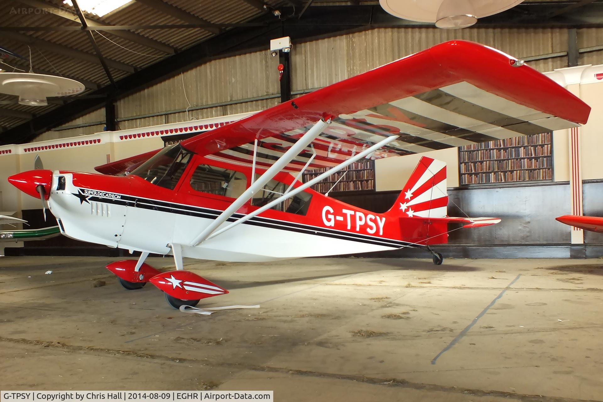 G-TPSY, 1997 American Champion 8KCAB Super Decathlon C/N 803-97, at Goodwood airfield