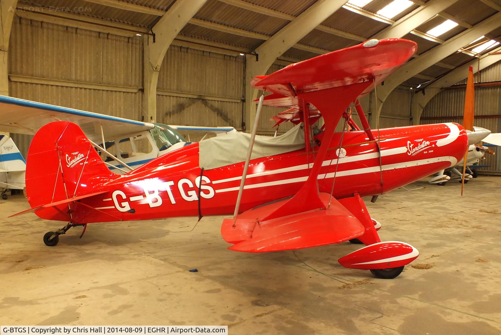G-BTGS, 1978 Stolp SA-300 Starduster Too C/N PFA 035-10076, at Goodwood airfield