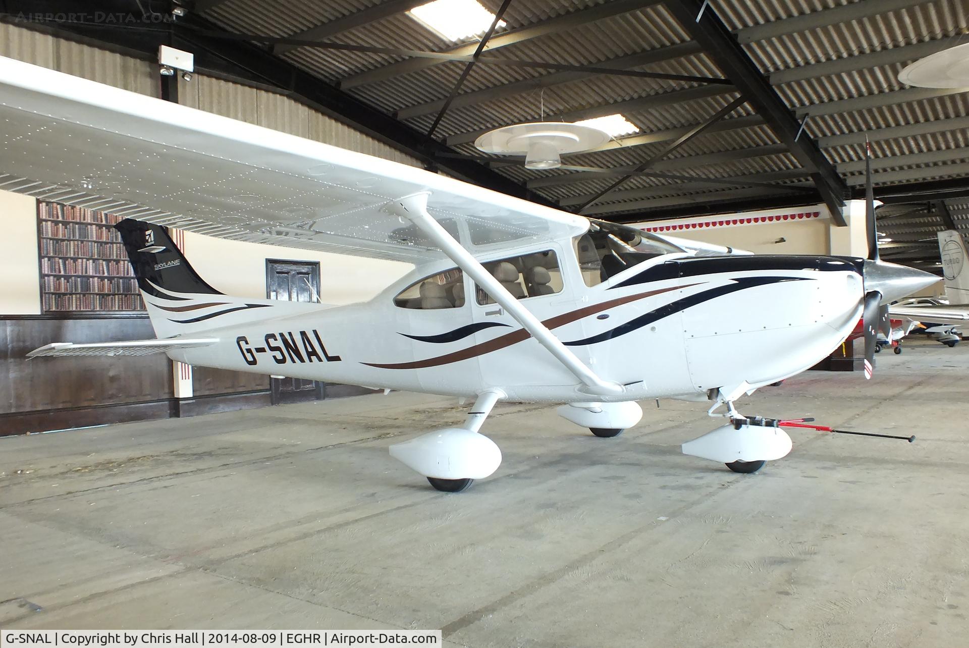 G-SNAL, 2008 Cessna 182T Skylane C/N 18282123, at Goodwood airfield