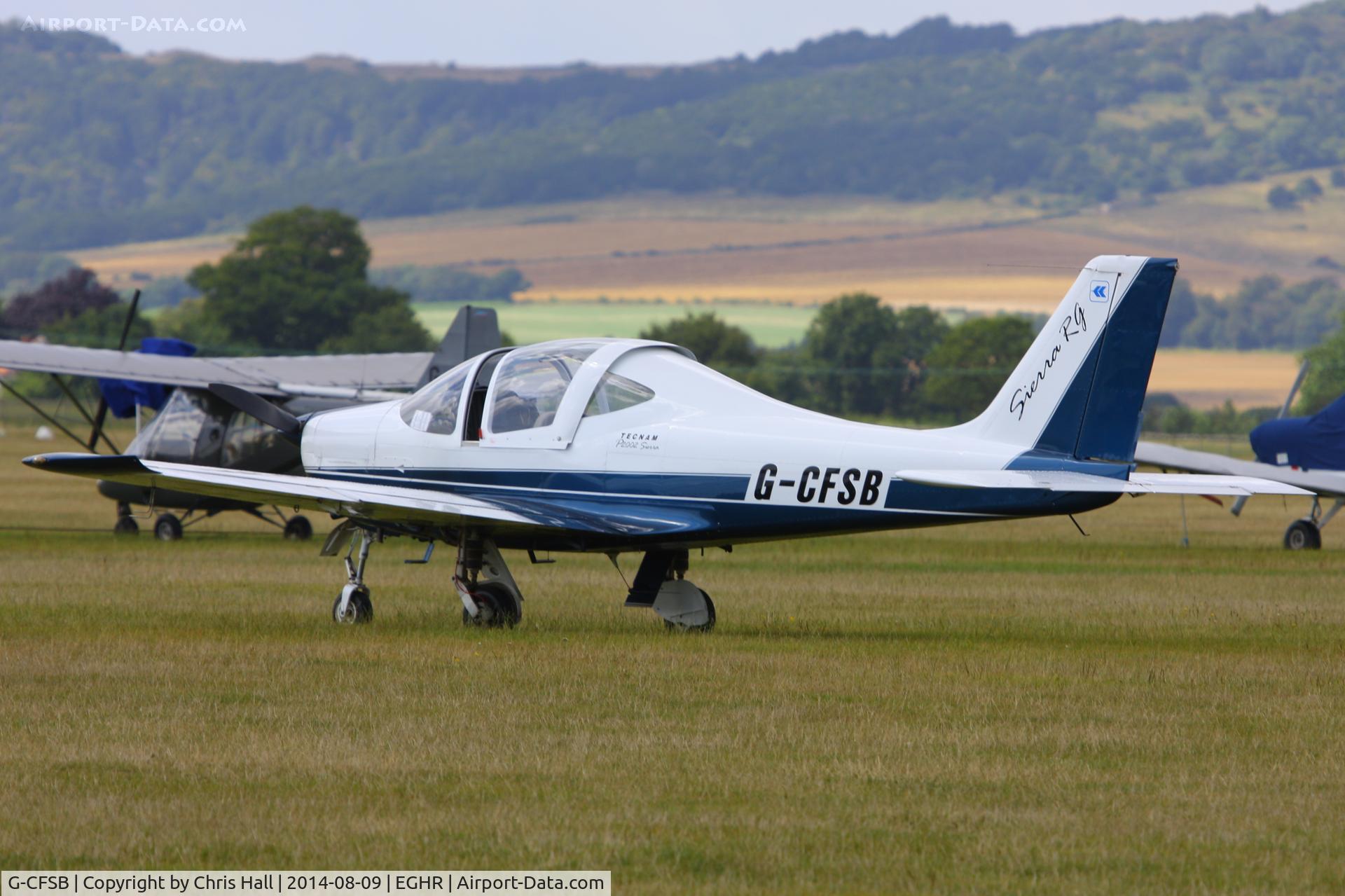 G-CFSB, 2008 Tecnam P-2002RG Sierra C/N LAA 333A-14864, at Goodwood airfield