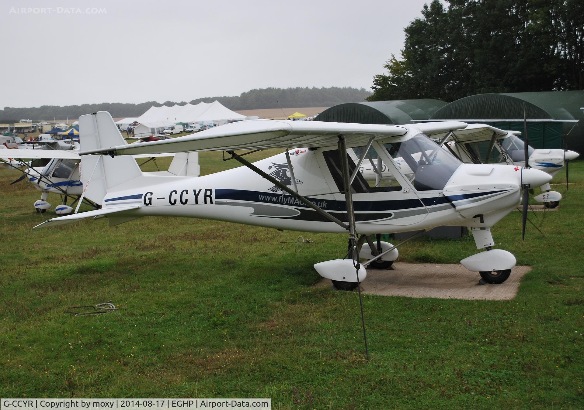 G-CCYR, 2004 Comco Ikarus C42 FB80 C/N 0408-6612, Ikarus C42 FB80 at Popham