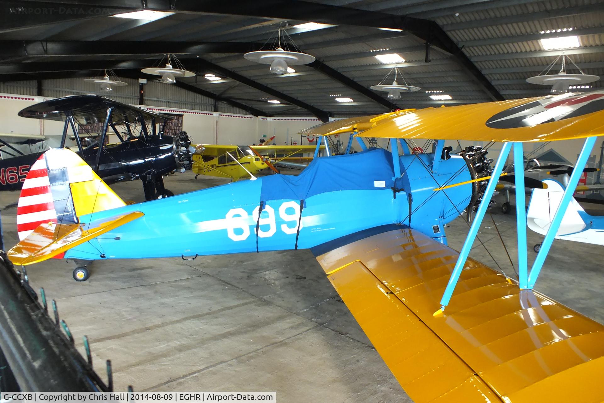 G-CCXB, 1942 Boeing A75L3 C/N 75-7854, at Goodwood airfield