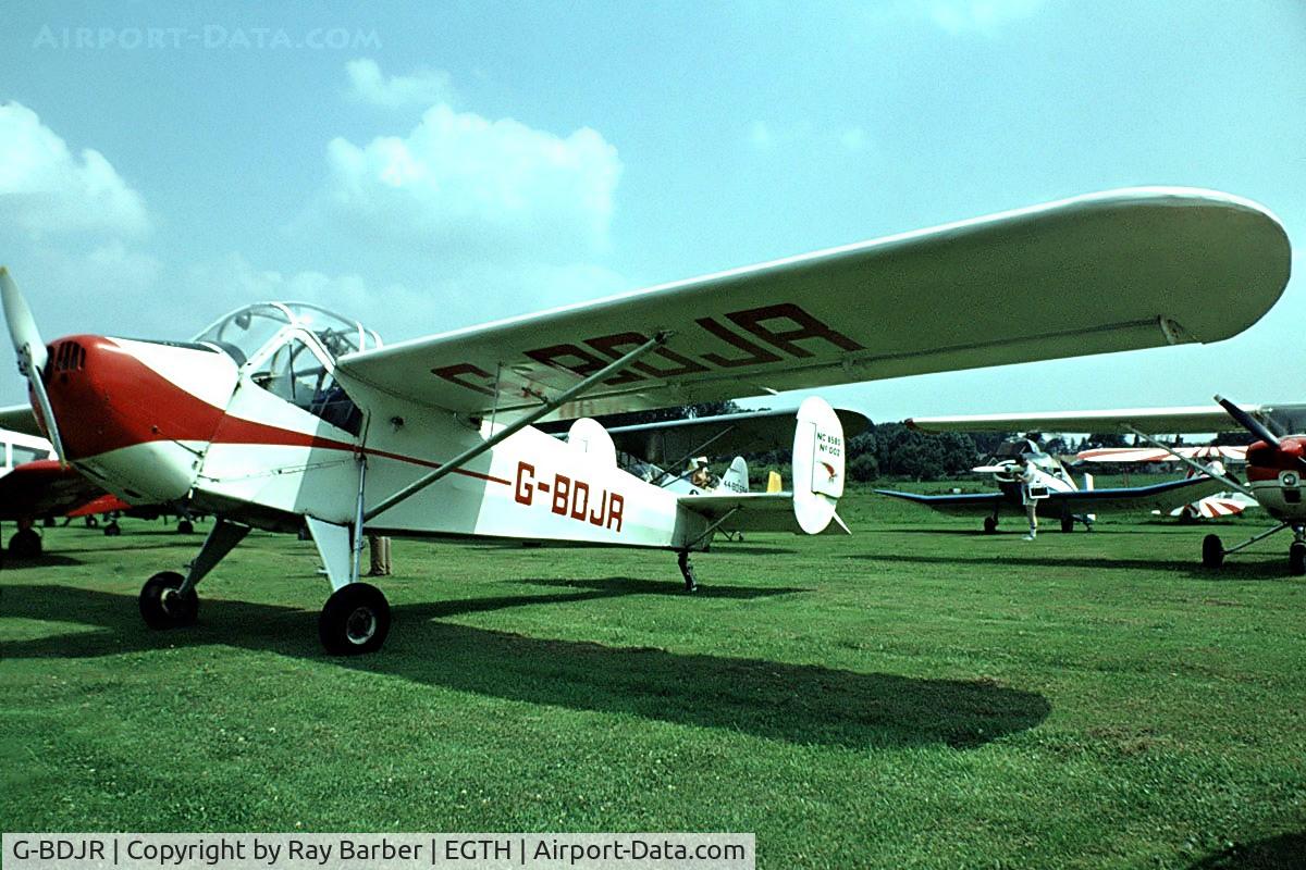 G-BDJR, 1950 Nord NC-858 C/N 2, Nord NC.858S [2] Old Warden~G 11/07/1982. From a slide.