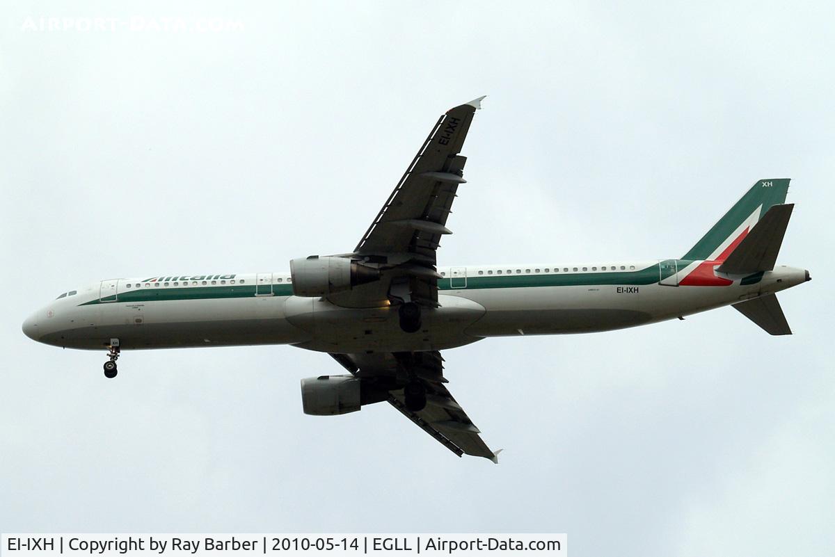 EI-IXH, 1999 Airbus A321-112 C/N 940, Airbus A321-112 [0940] (Alitalia) Home~G 14/05/2010. On approach 27R.