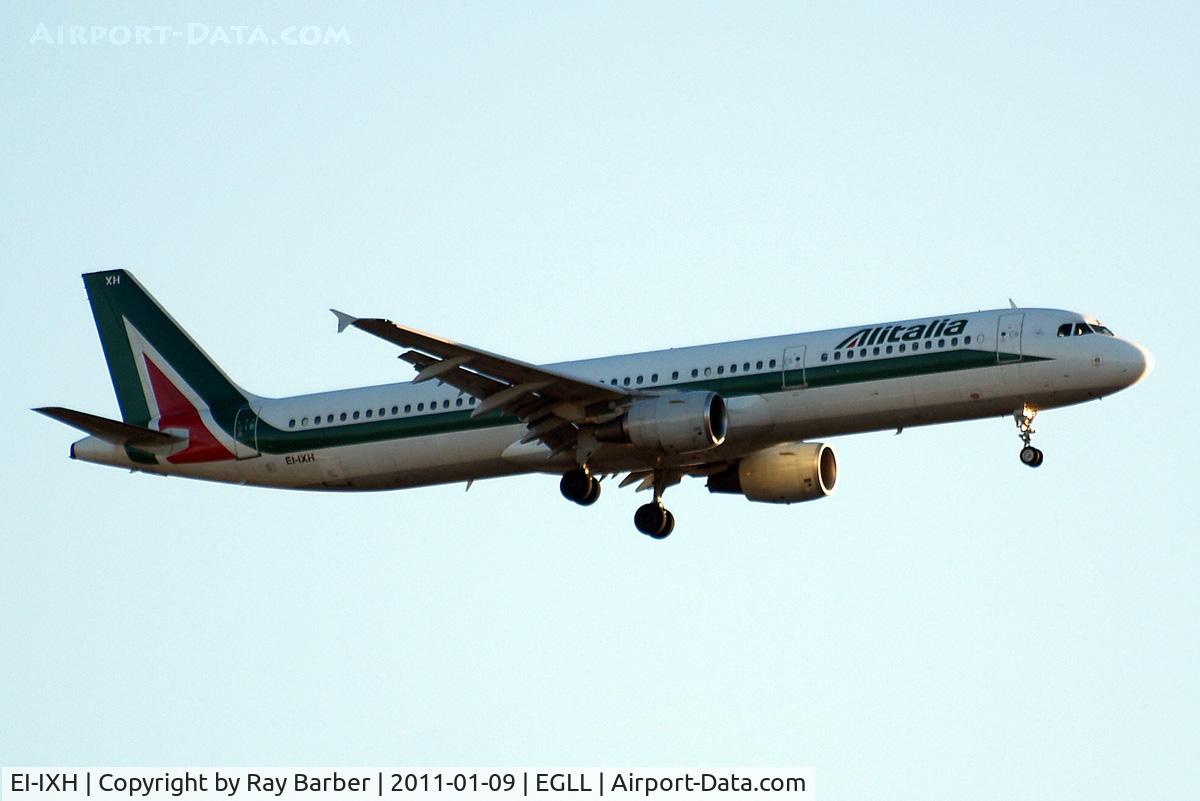 EI-IXH, 1999 Airbus A321-112 C/N 940, Airbus A321-112 [0940] (Alitalia) Home~G 09/01/2011. On approach 27L.